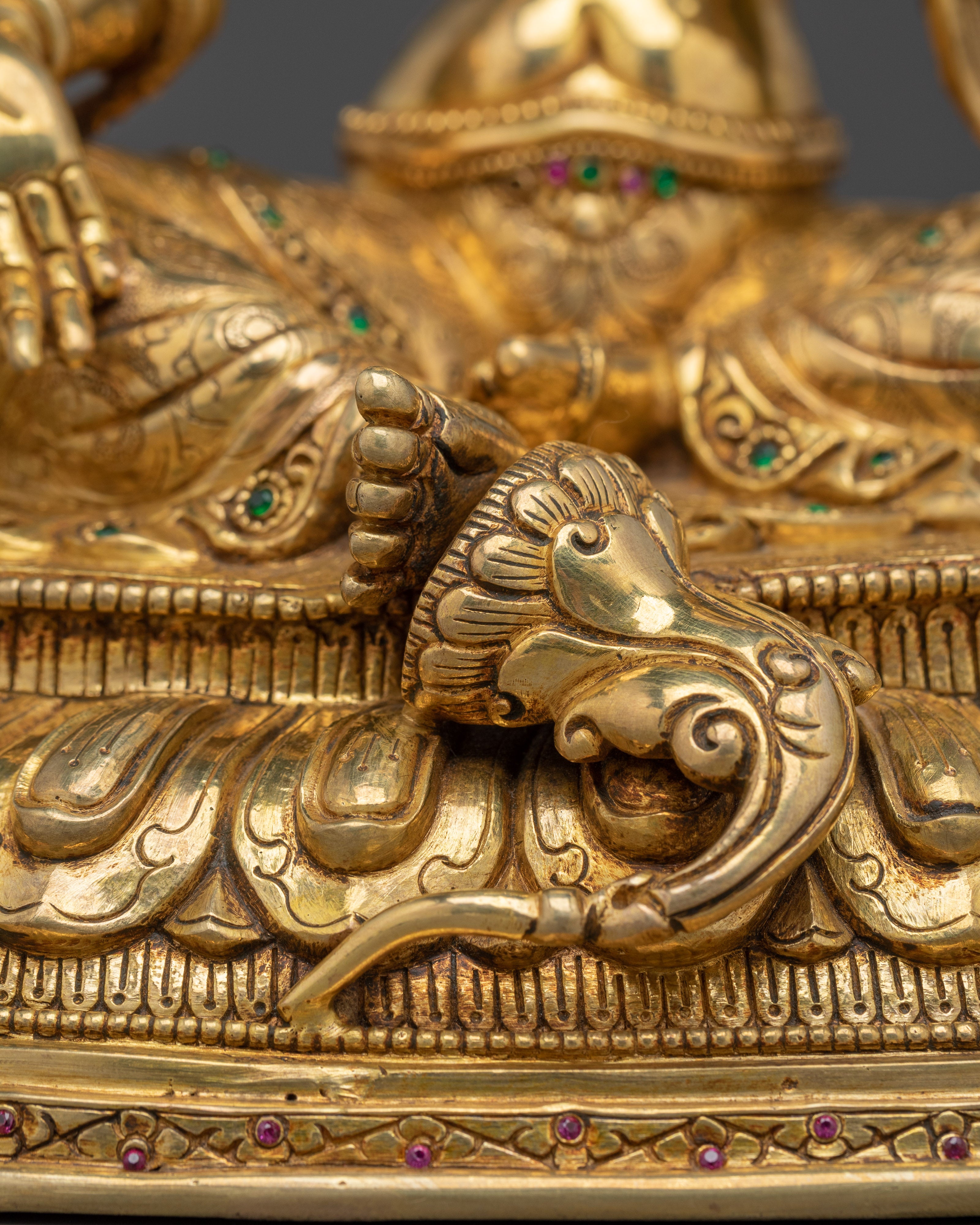 Radiant Statue of Bodhisattva Green Tara | Shyama Tara - Mother of Liberation