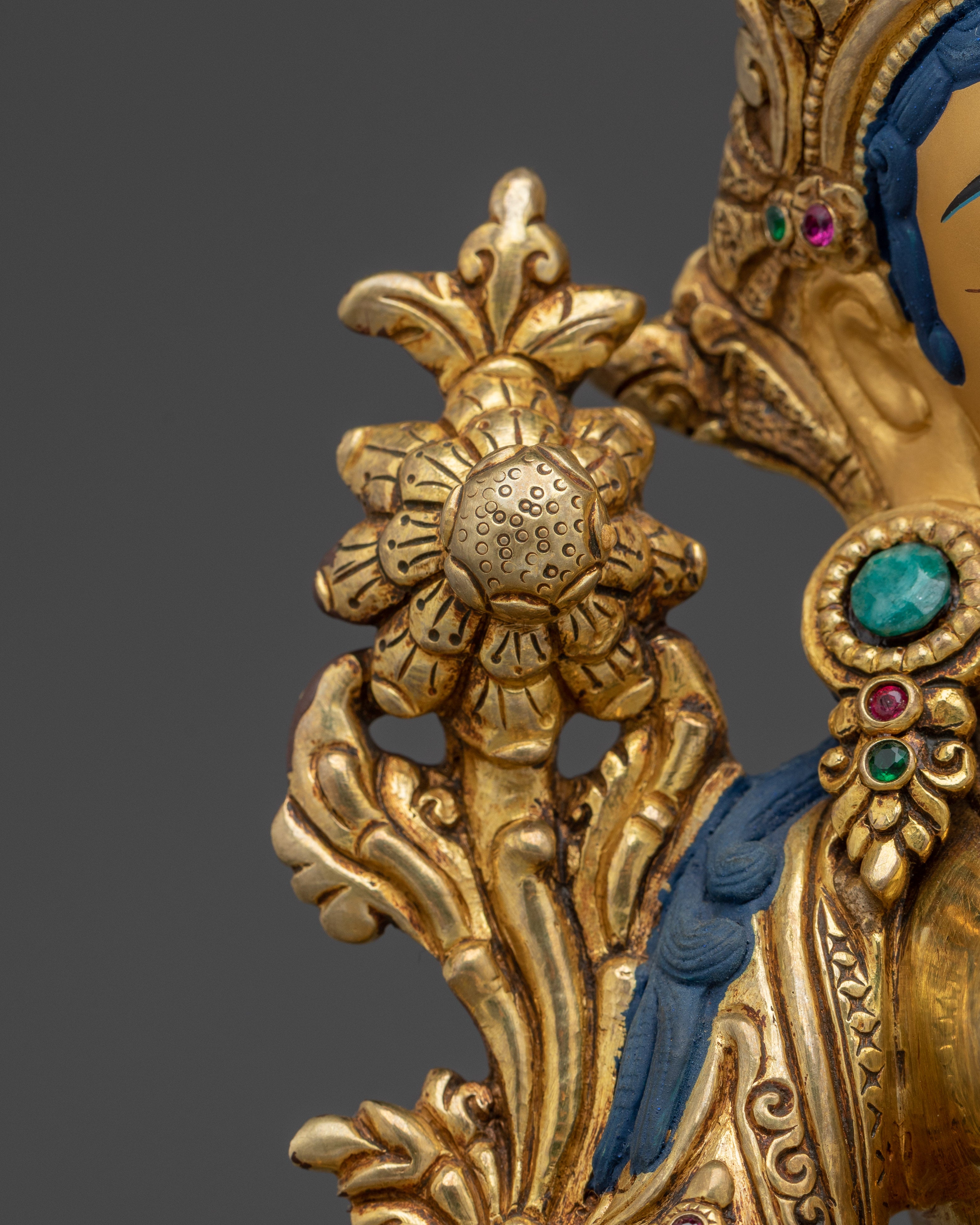 Radiant Statue of Bodhisattva Green Tara | Shyama Tara - Mother of Liberation