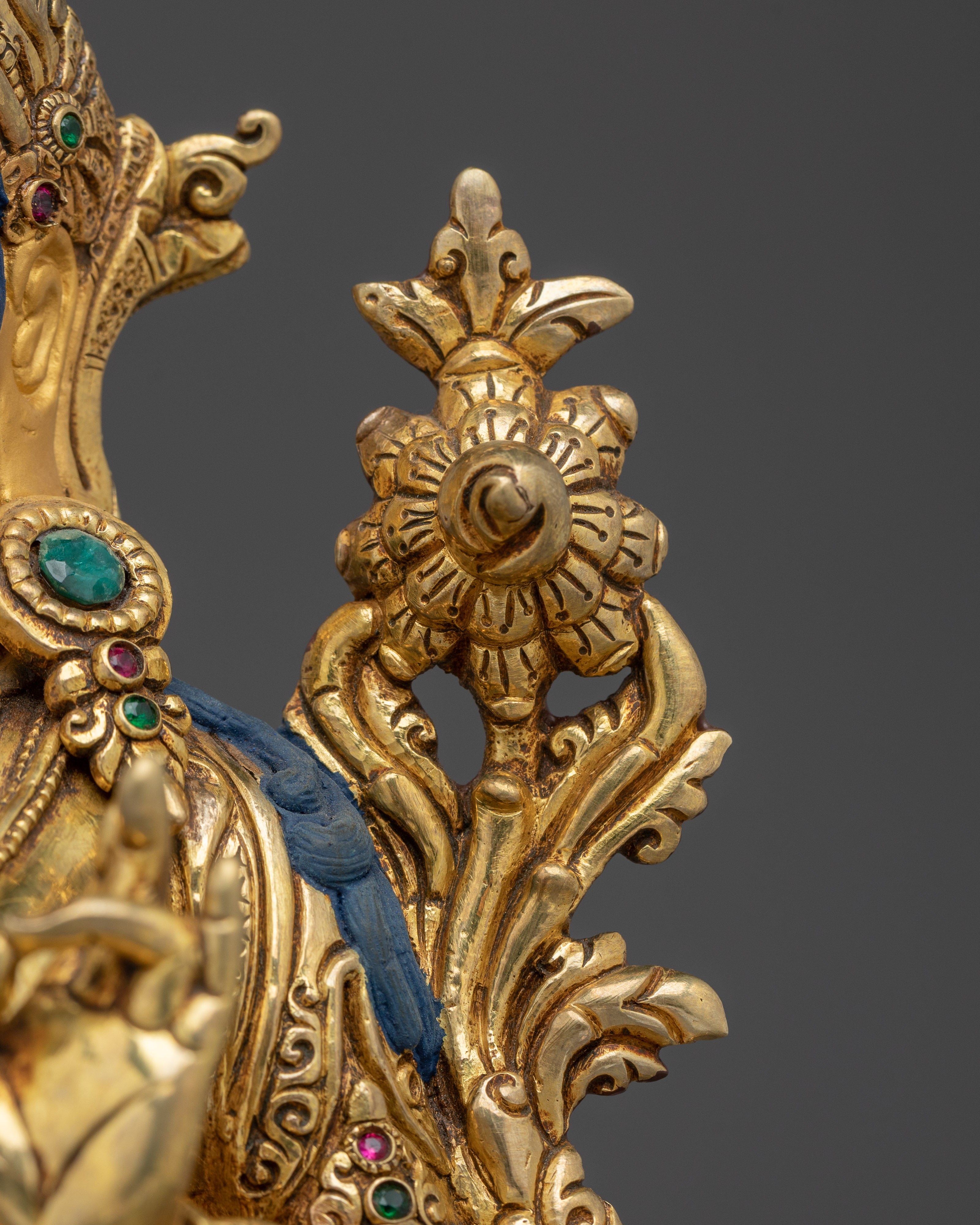 Radiant Statue of Bodhisattva Green Tara | Shyama Tara - Mother of Liberation