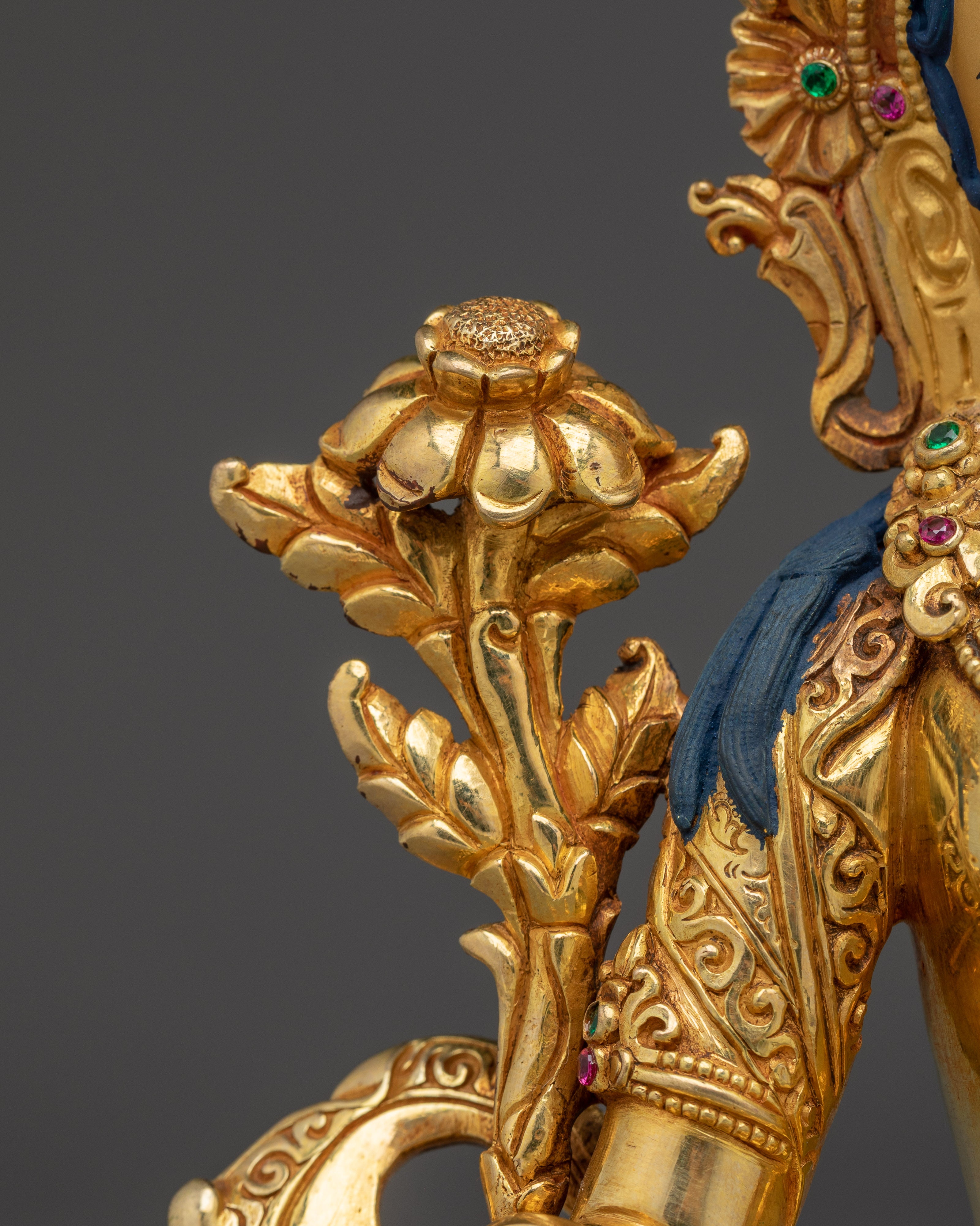 Handmade Statue of Shyama Tara | Green Tara - Mother of Liberation