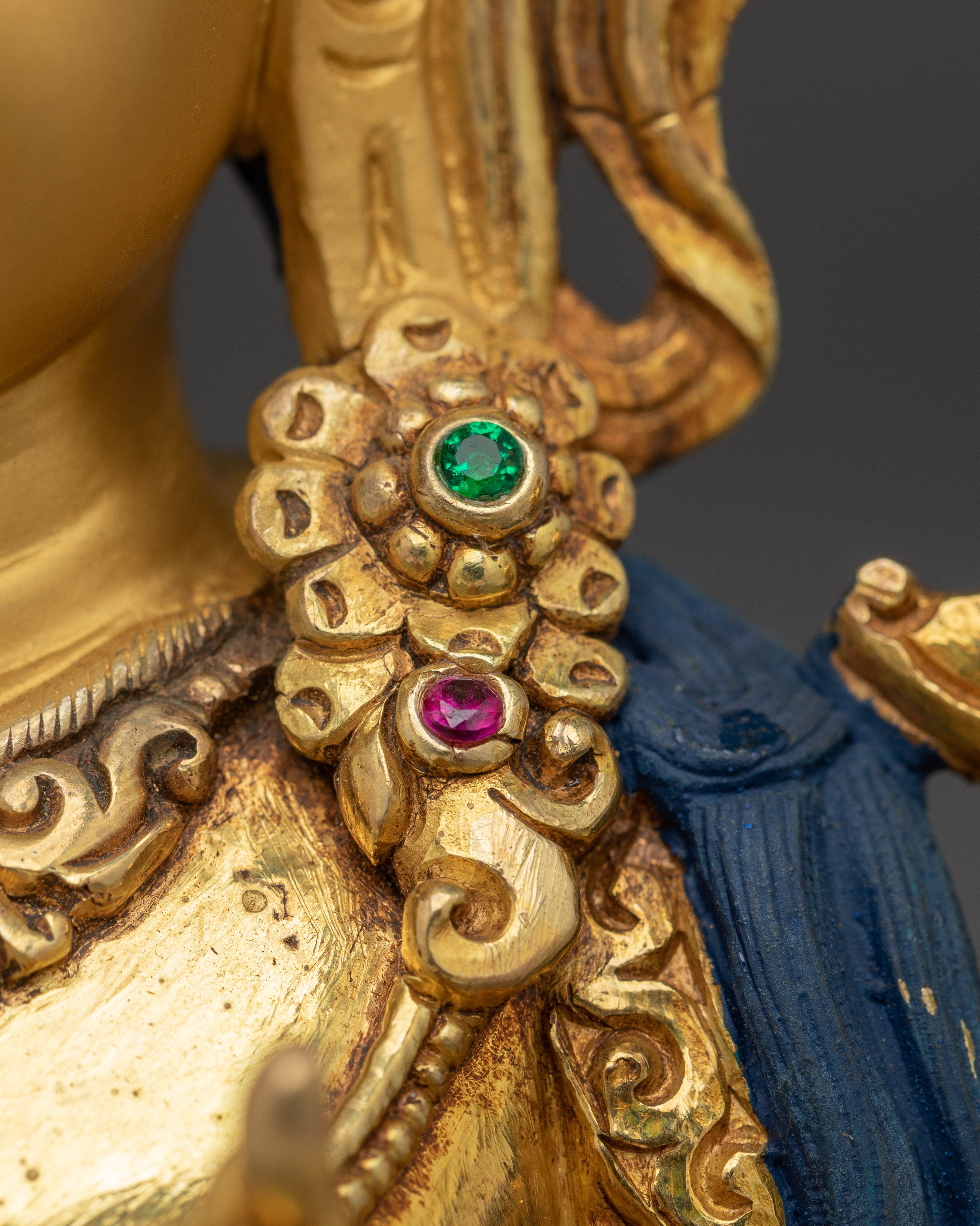 Handmade Statue of Shyama Tara | Green Tara - Mother of Liberation