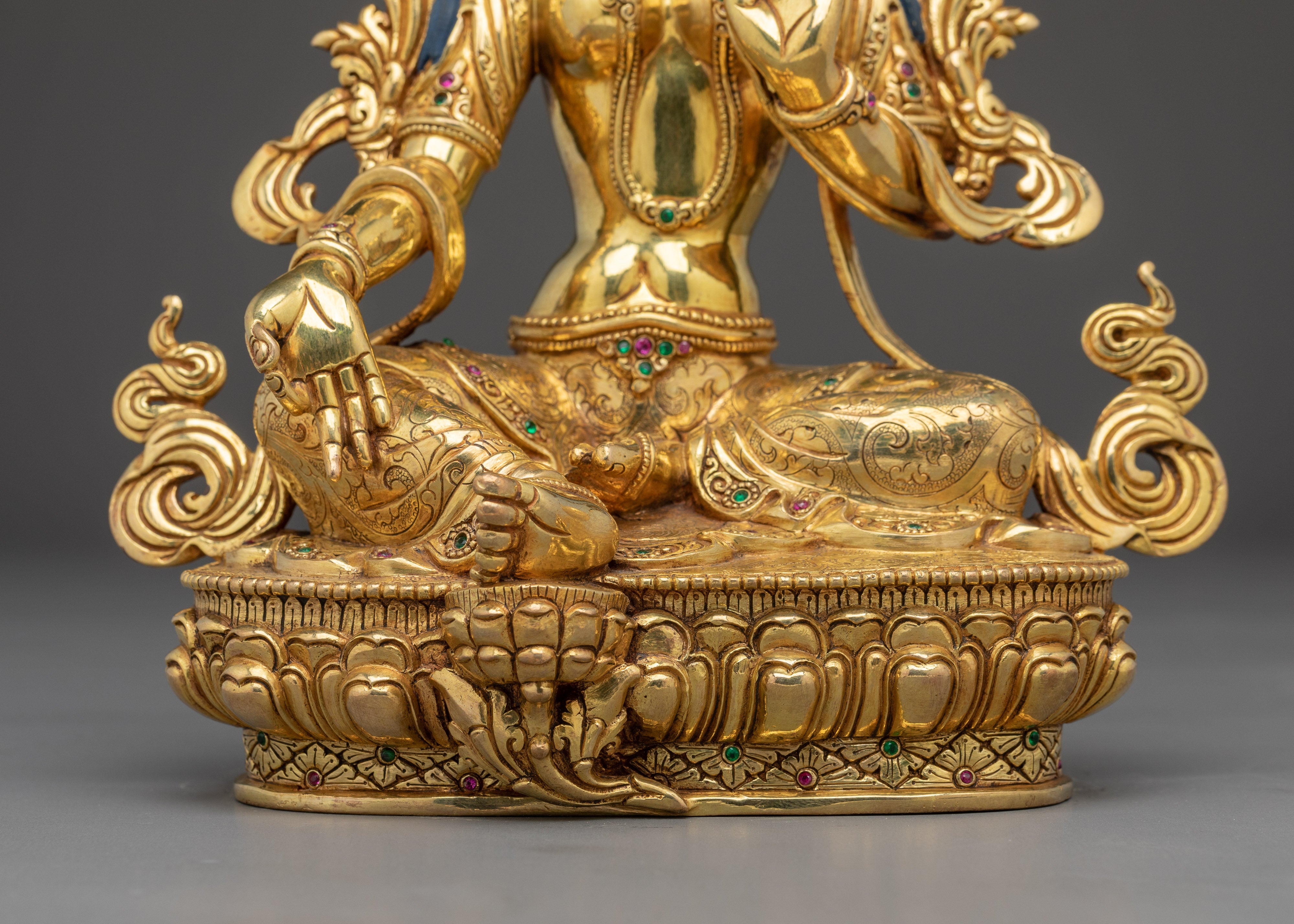 Sacred Feminine Artwork of Green Tara Deity | Bodhisattva of Compassion