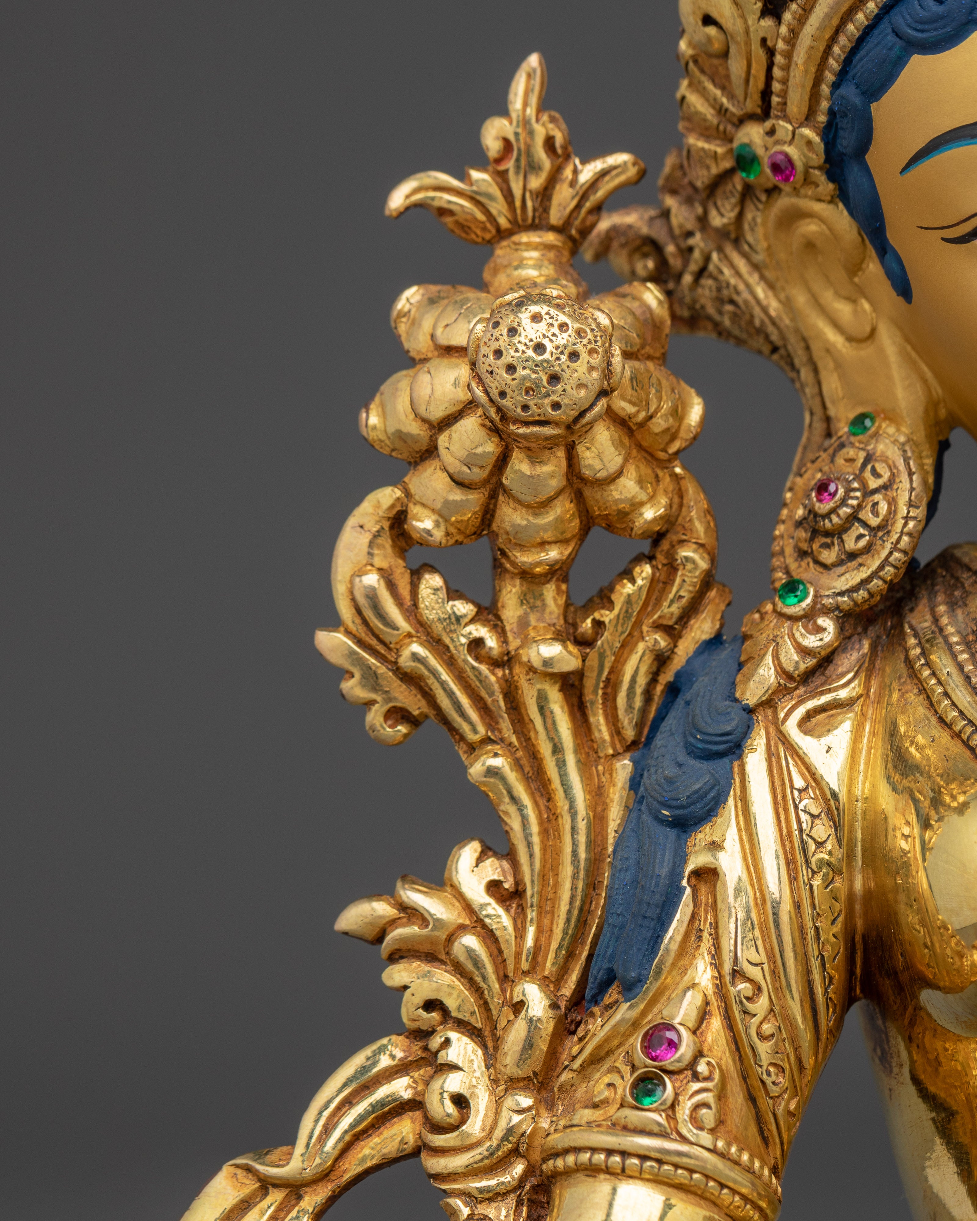 Sacred Feminine Artwork of Green Tara Deity | Bodhisattva of Compassion