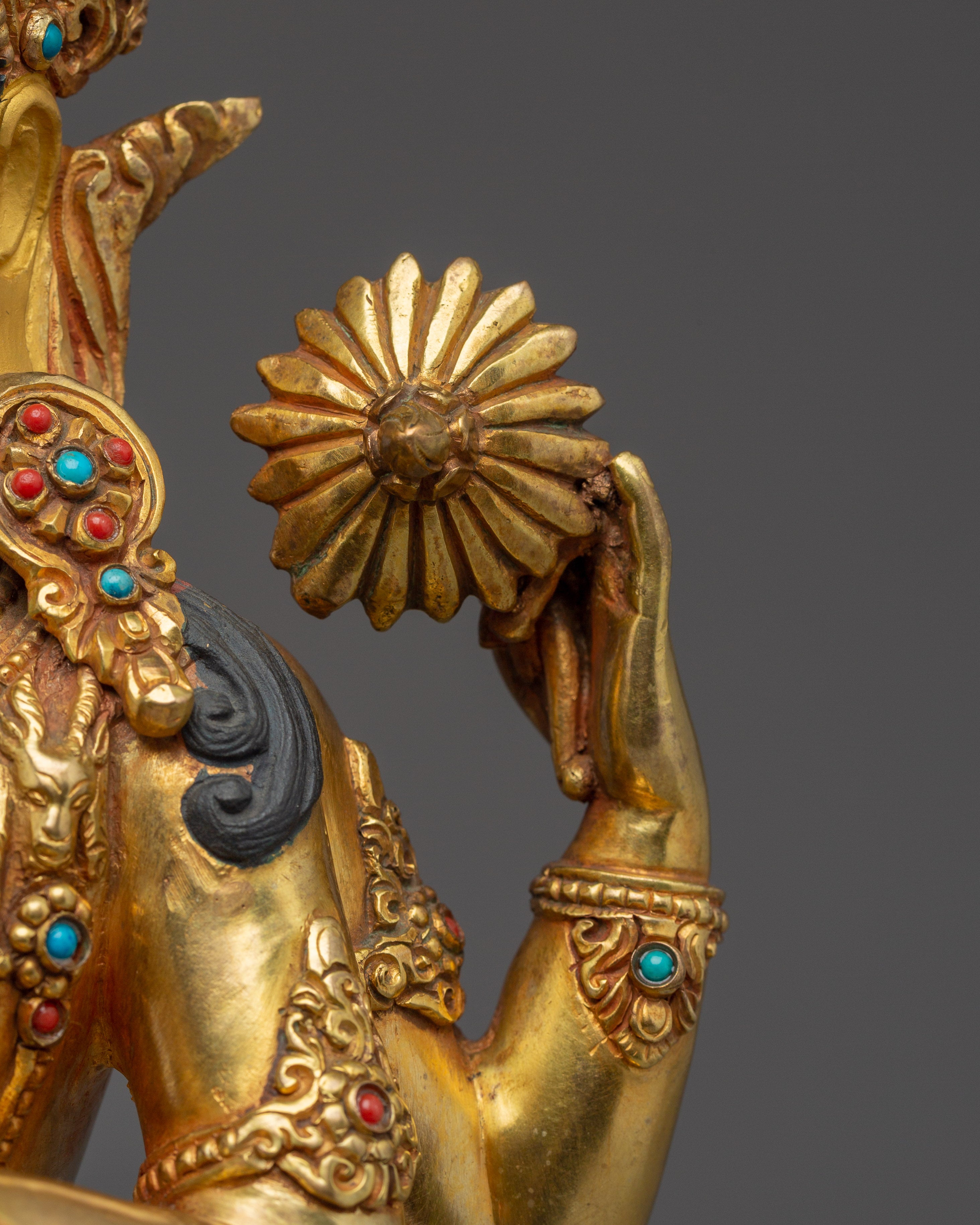 Handmade Himalayan Avalokiteshvara Statue | Bodhisattva of Compassion