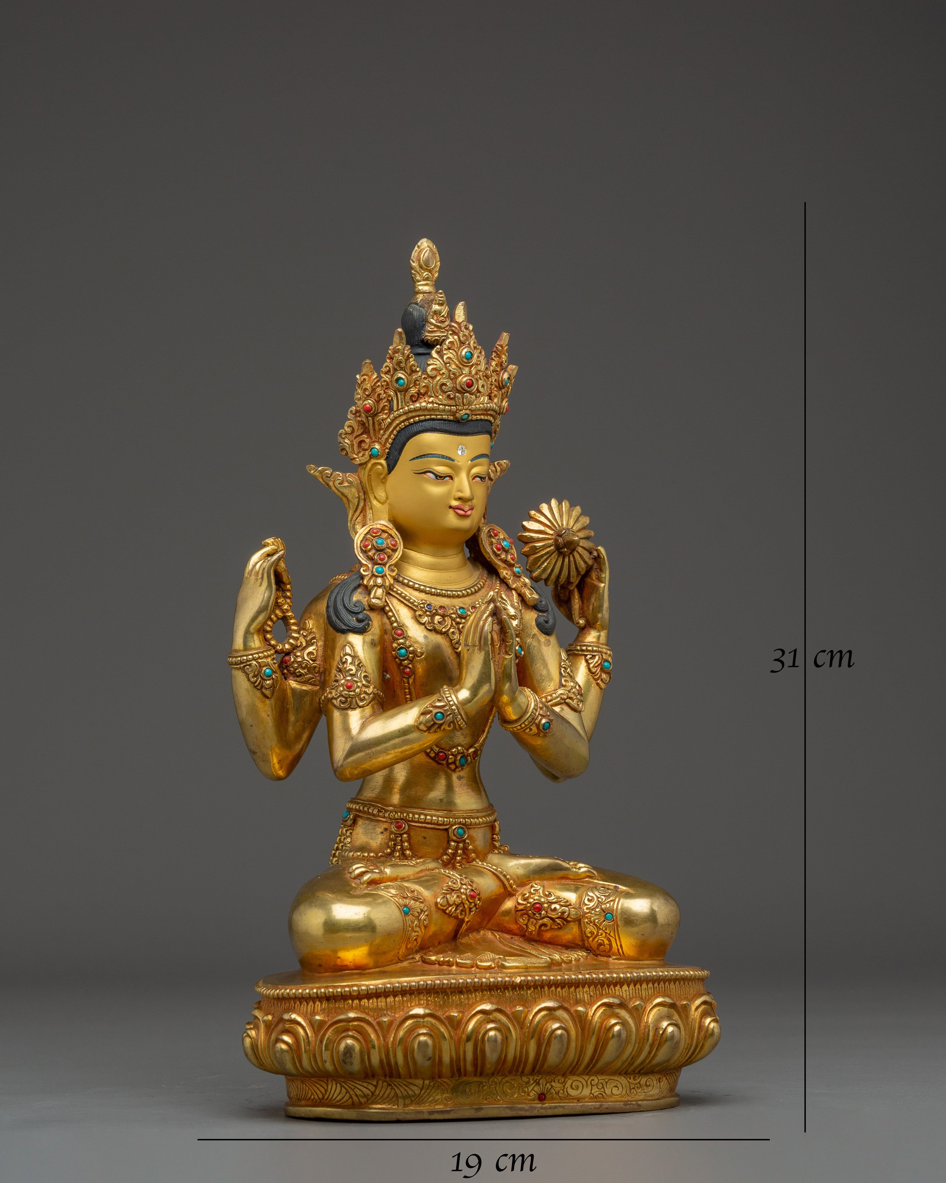 handmade-himalayan-avalokiteshvara-statue