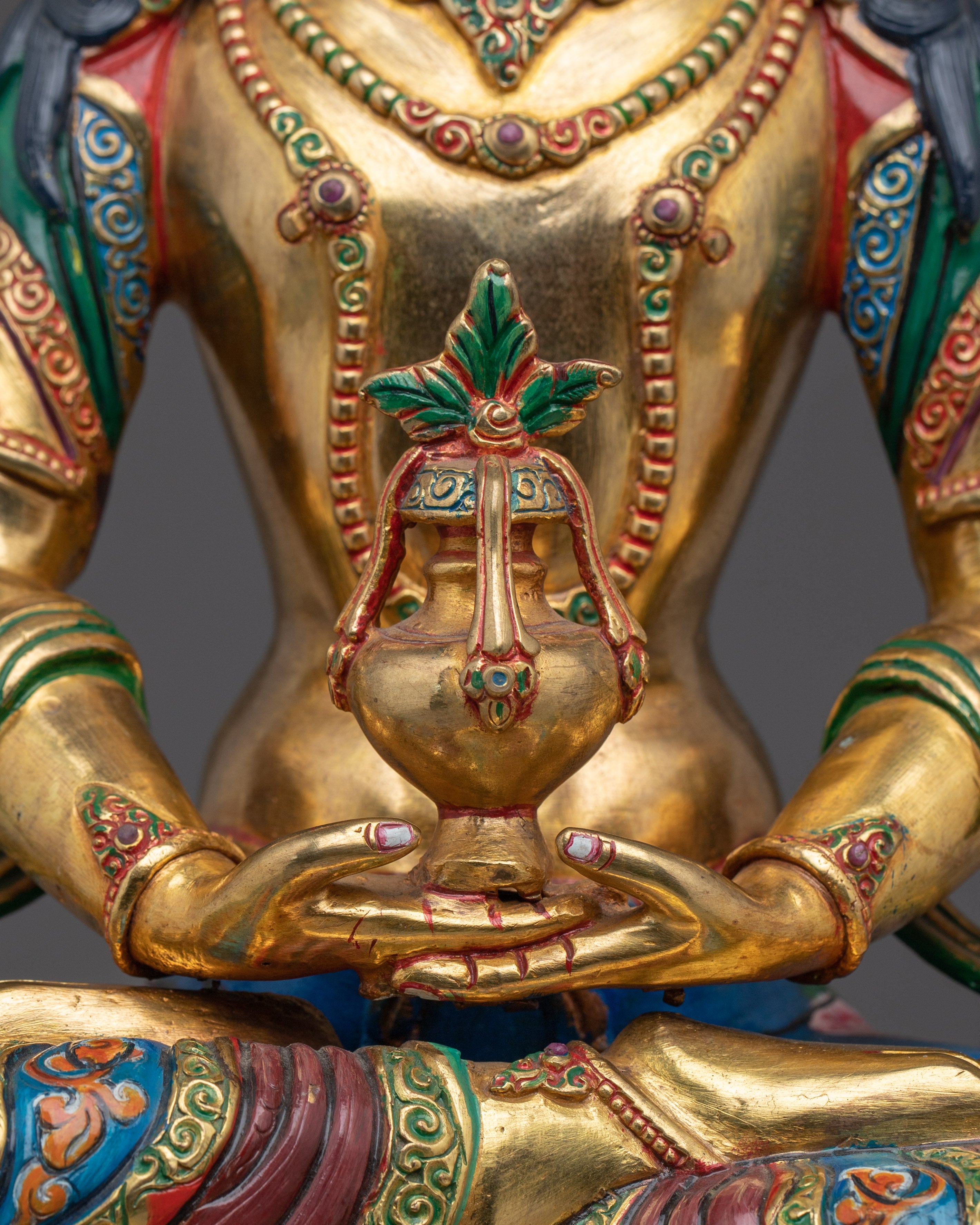 Handmade Amitayus Peaceful Statue | Buddha of Long-life