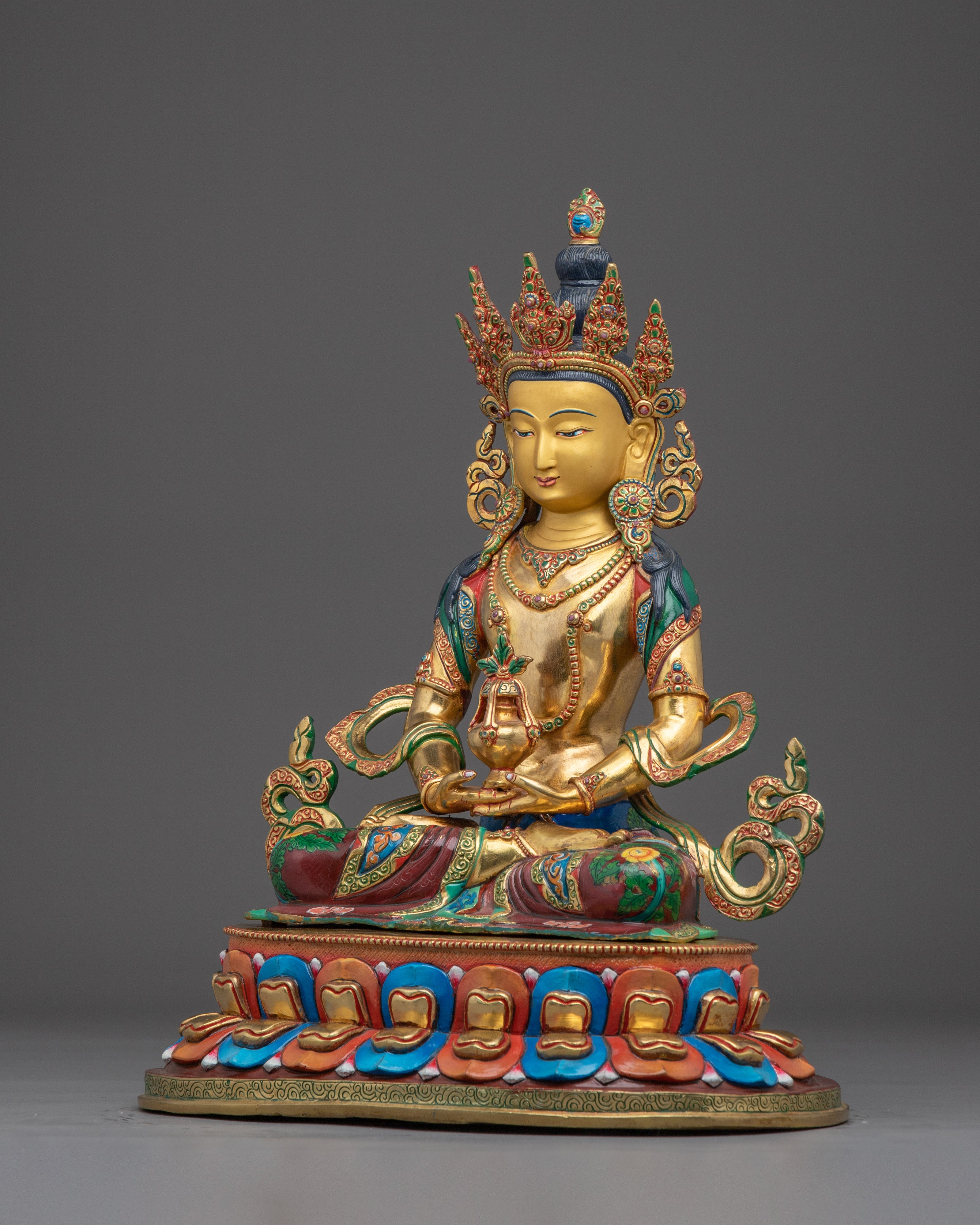 Handmade Amitayus Peaceful Statue | Buddha of Long-life