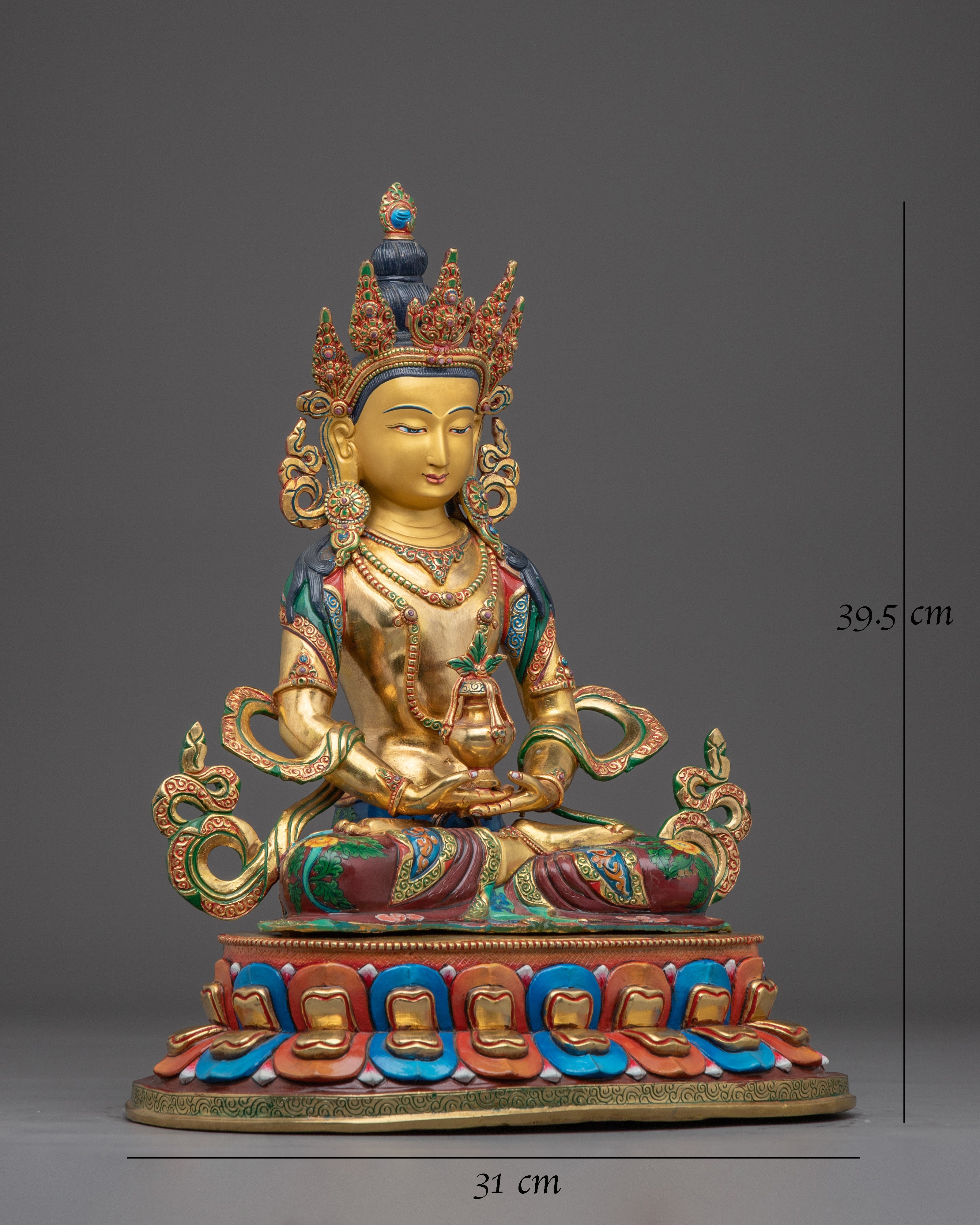 Handmade Amitayus Peaceful Statue