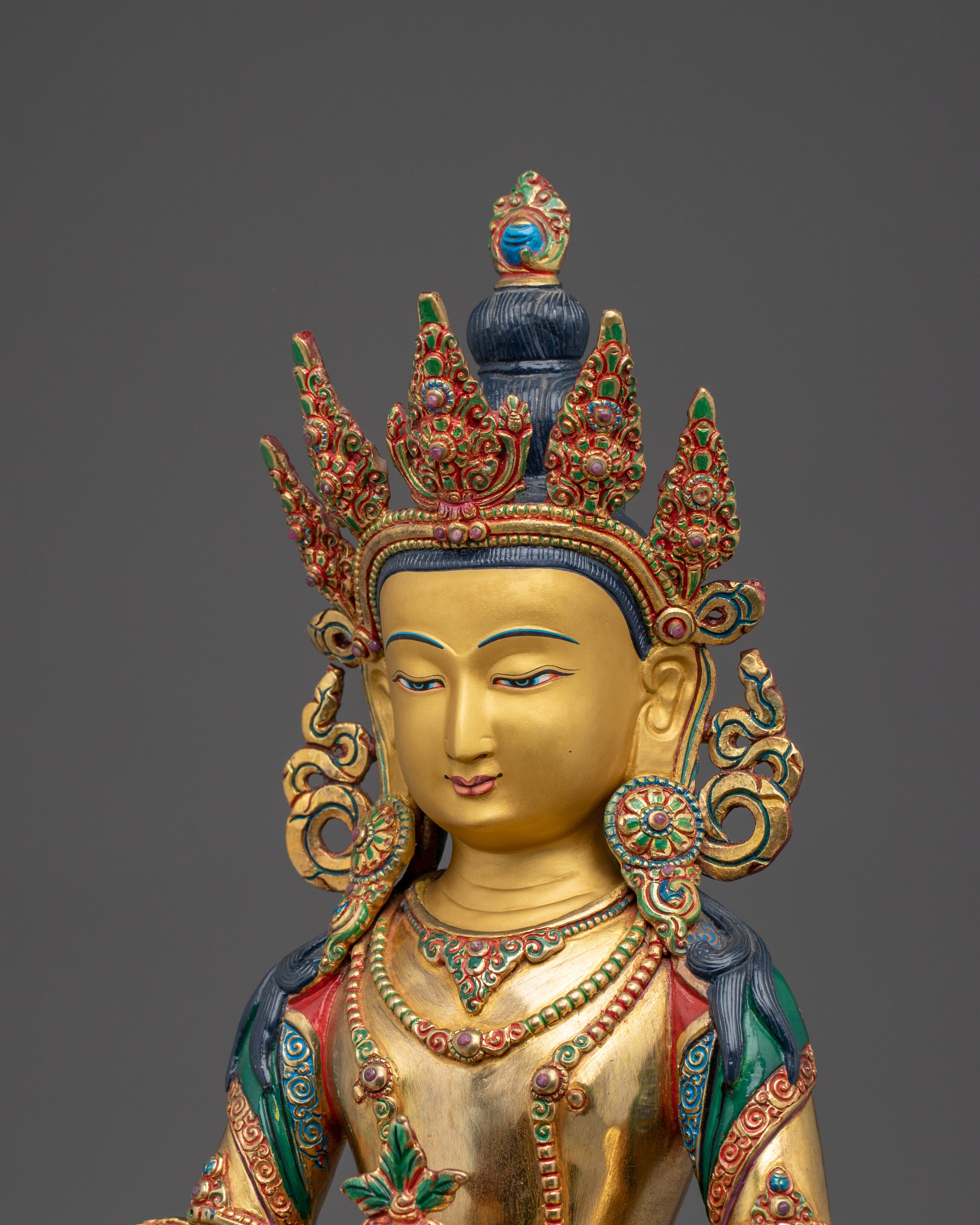 Handmade Amitayus Peaceful Statue | Buddha of Long-life
