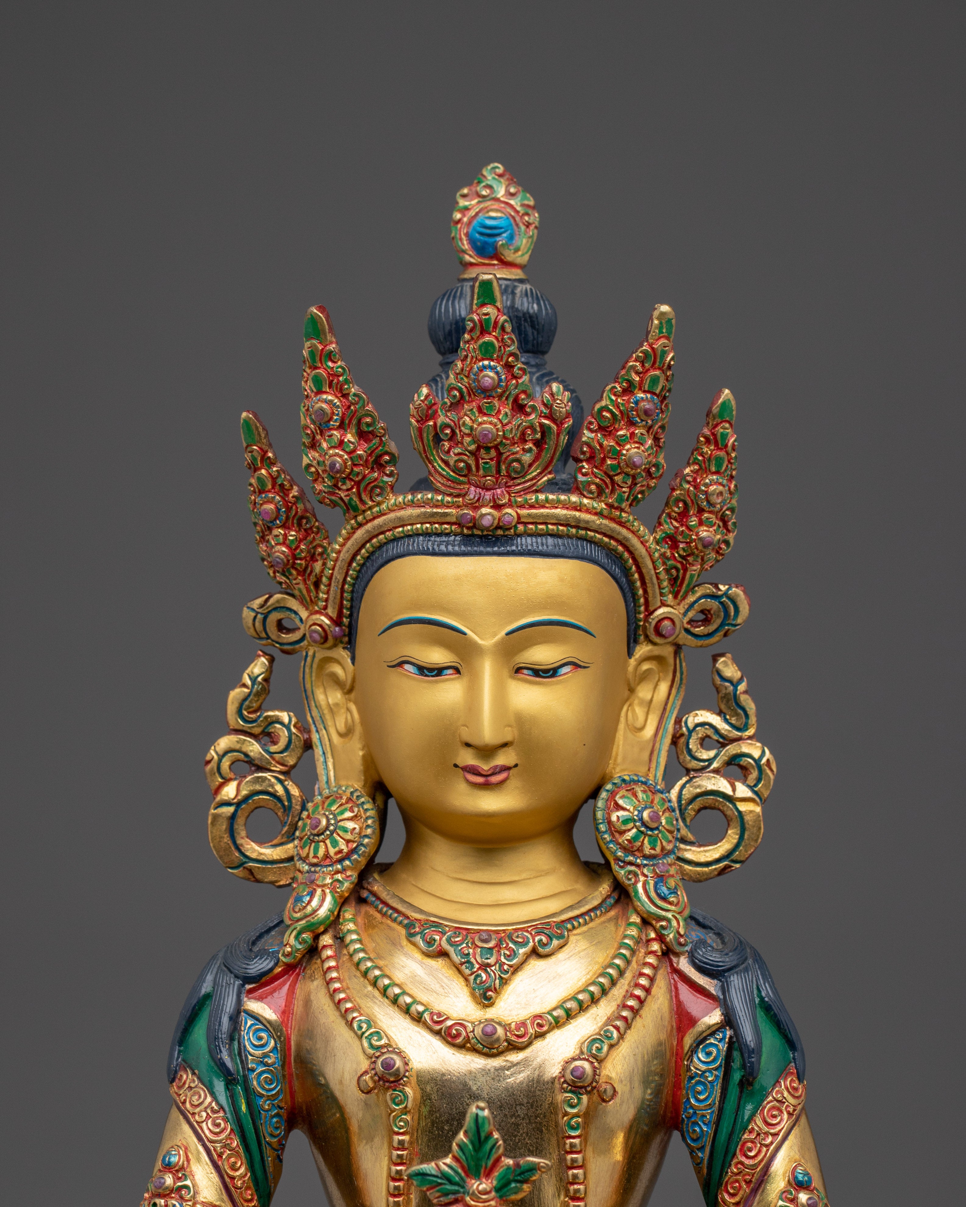 Handmade Amitayus Peaceful Statue | Buddha of Long-life