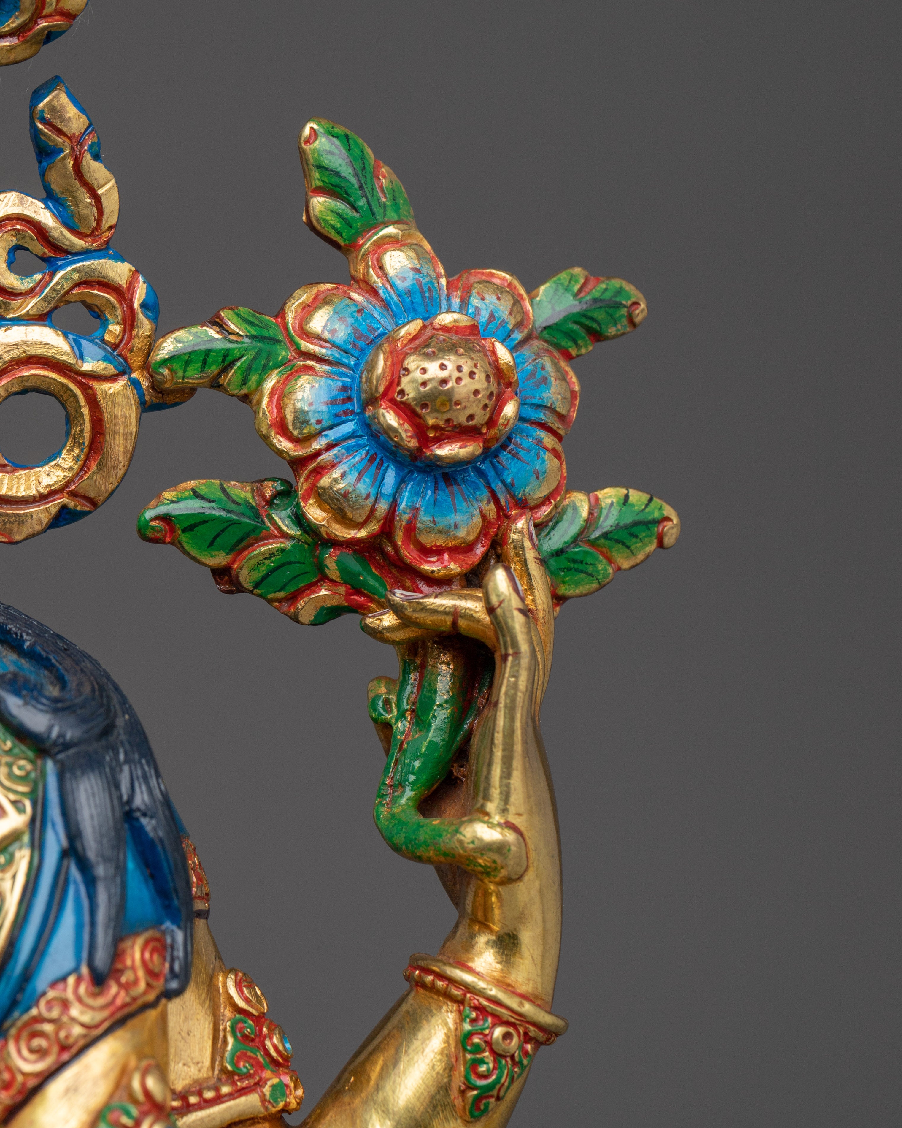 4-Armed Avalokiteshvara Figurine | Tibetan Sculpture