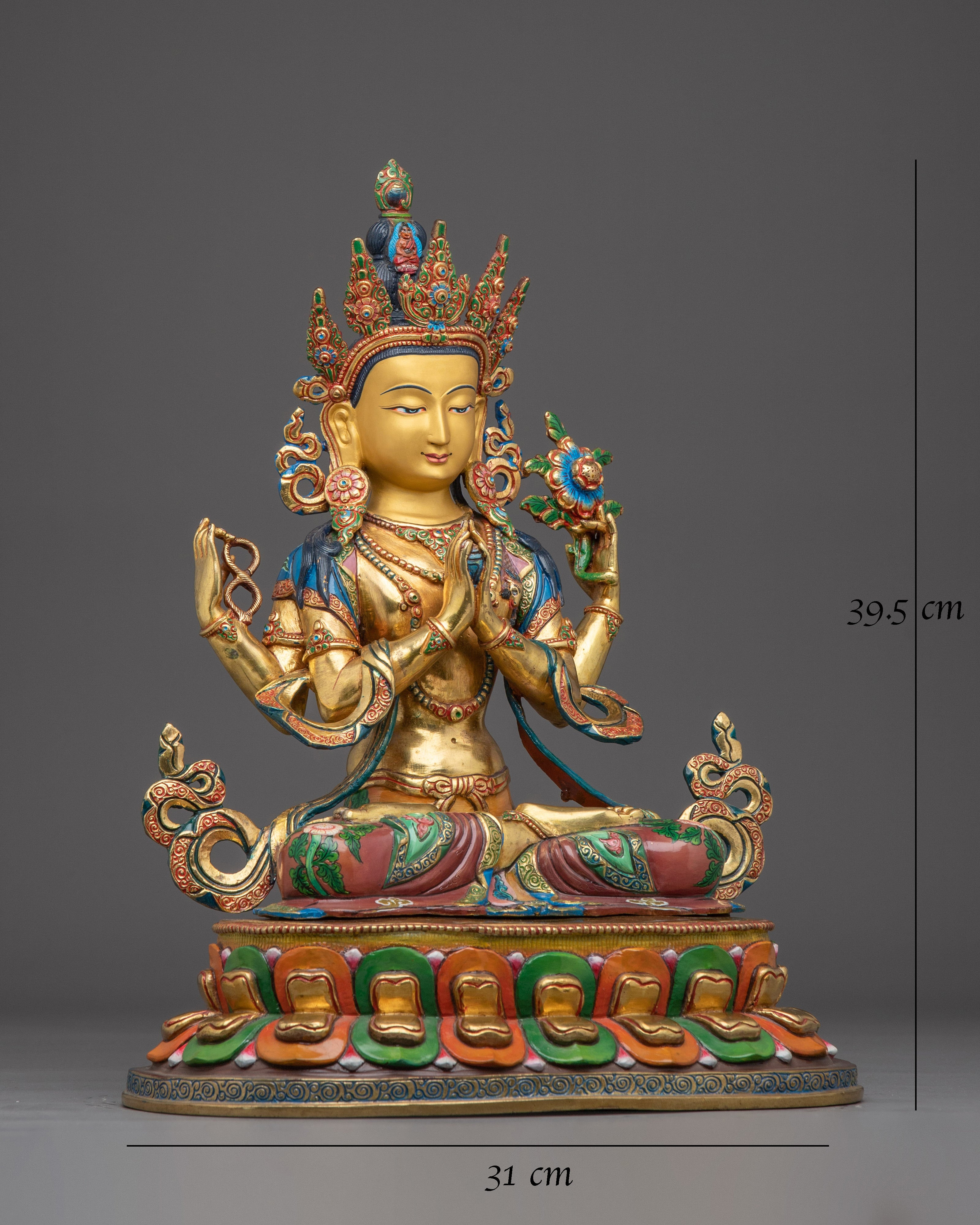 4-armed-avalokiteshvara-figurine