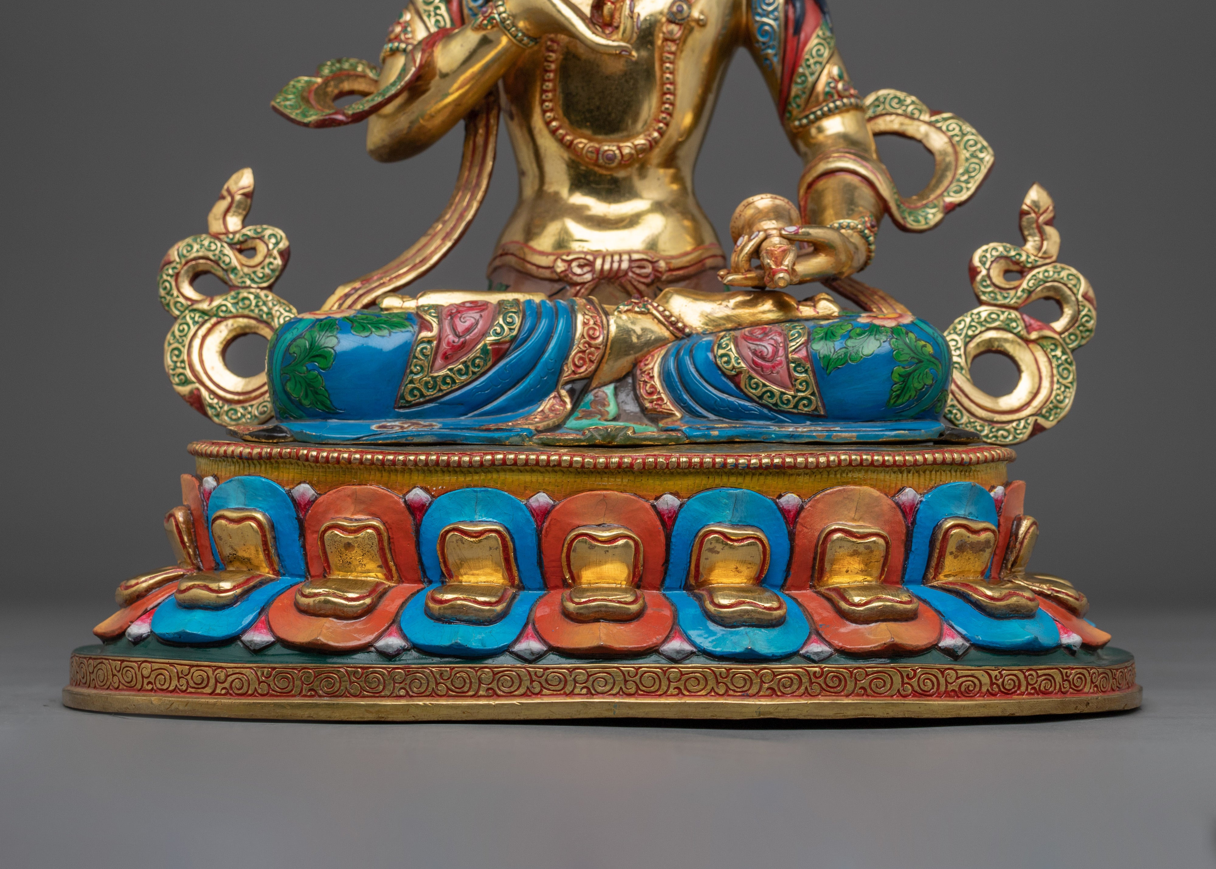 Golden statue of Vajrasattva | Dorje Sempa - Embodiment of Purification