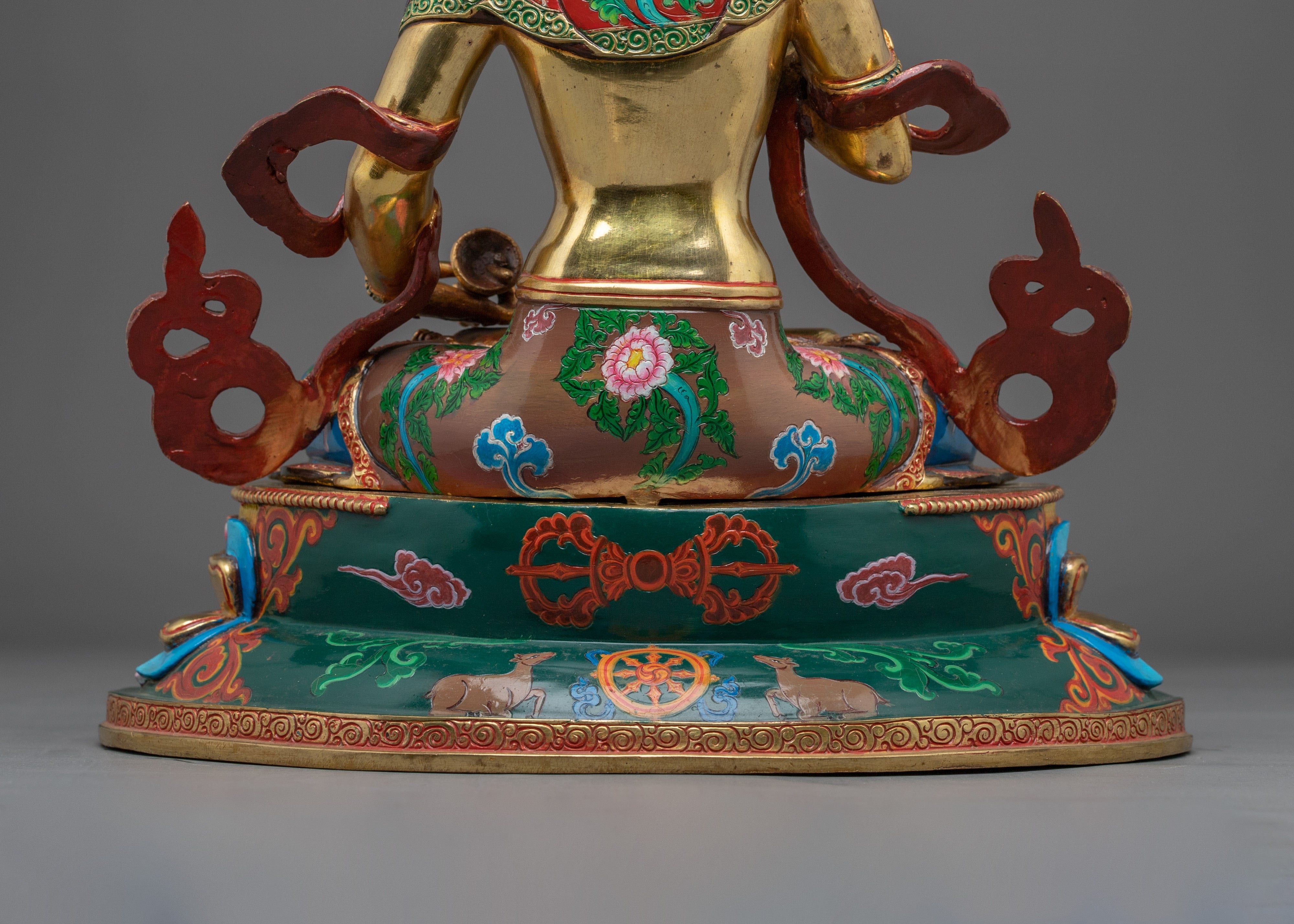 Golden statue of Vajrasattva | Dorje Sempa - Embodiment of Purification