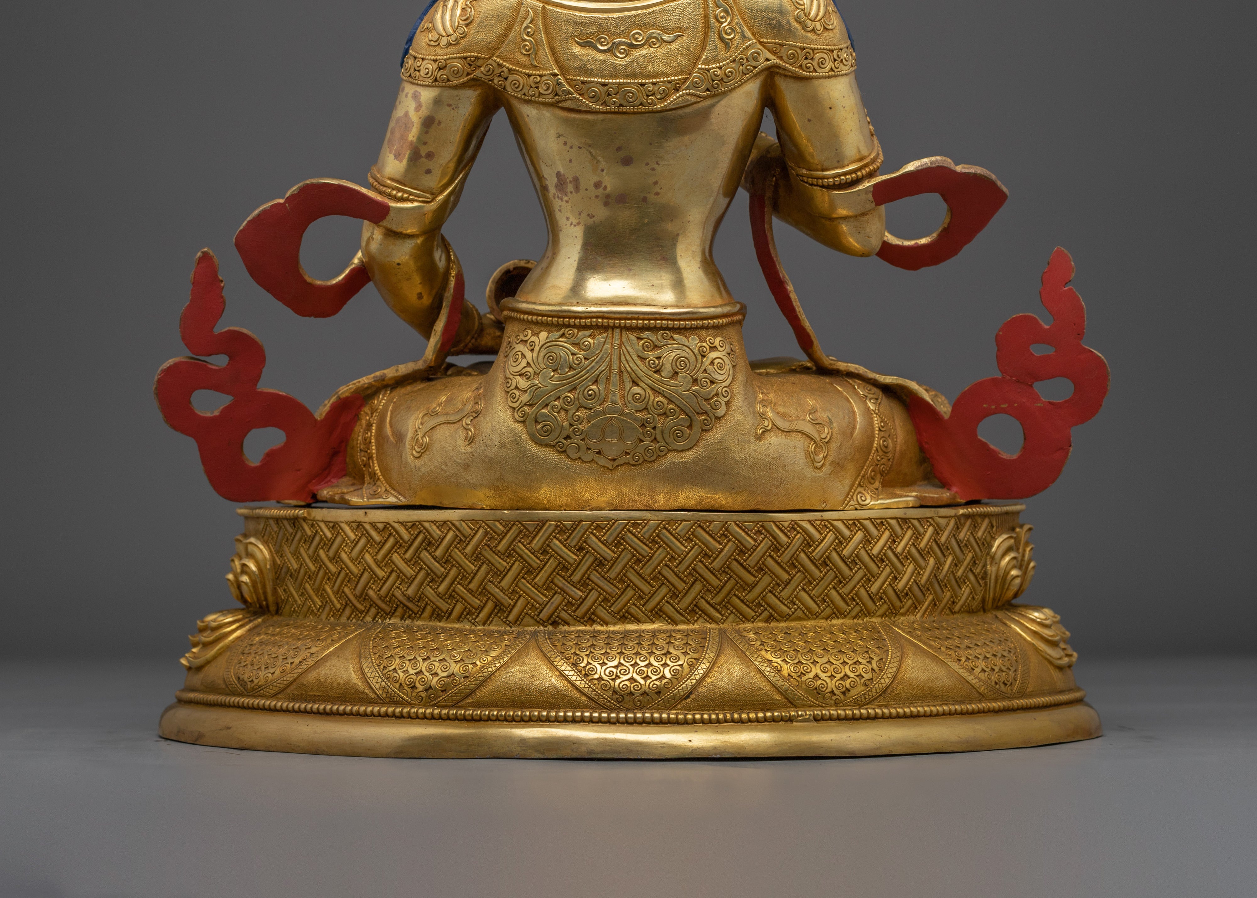 Handcrafted Golden Buddhist Deity Vajrasattva | The Thunderbolt Being