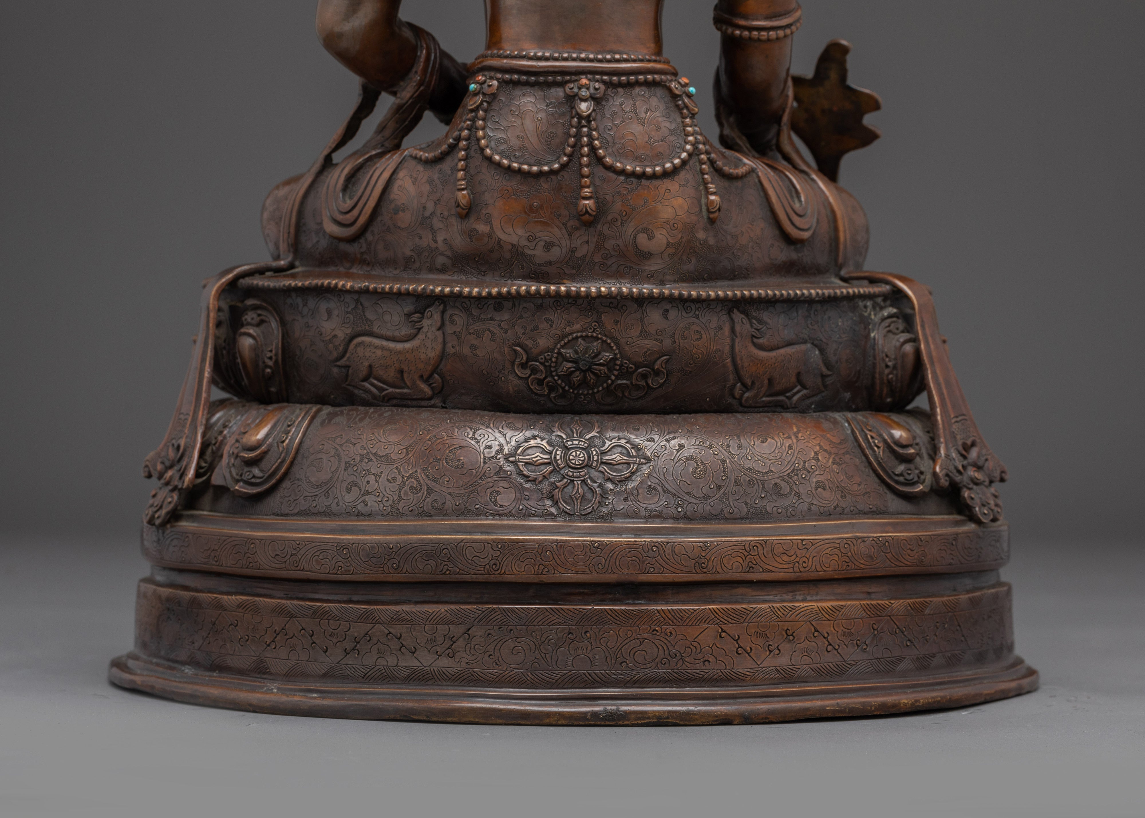 Crown Medicine Buddha Statue | Spiritual Decor Figurine