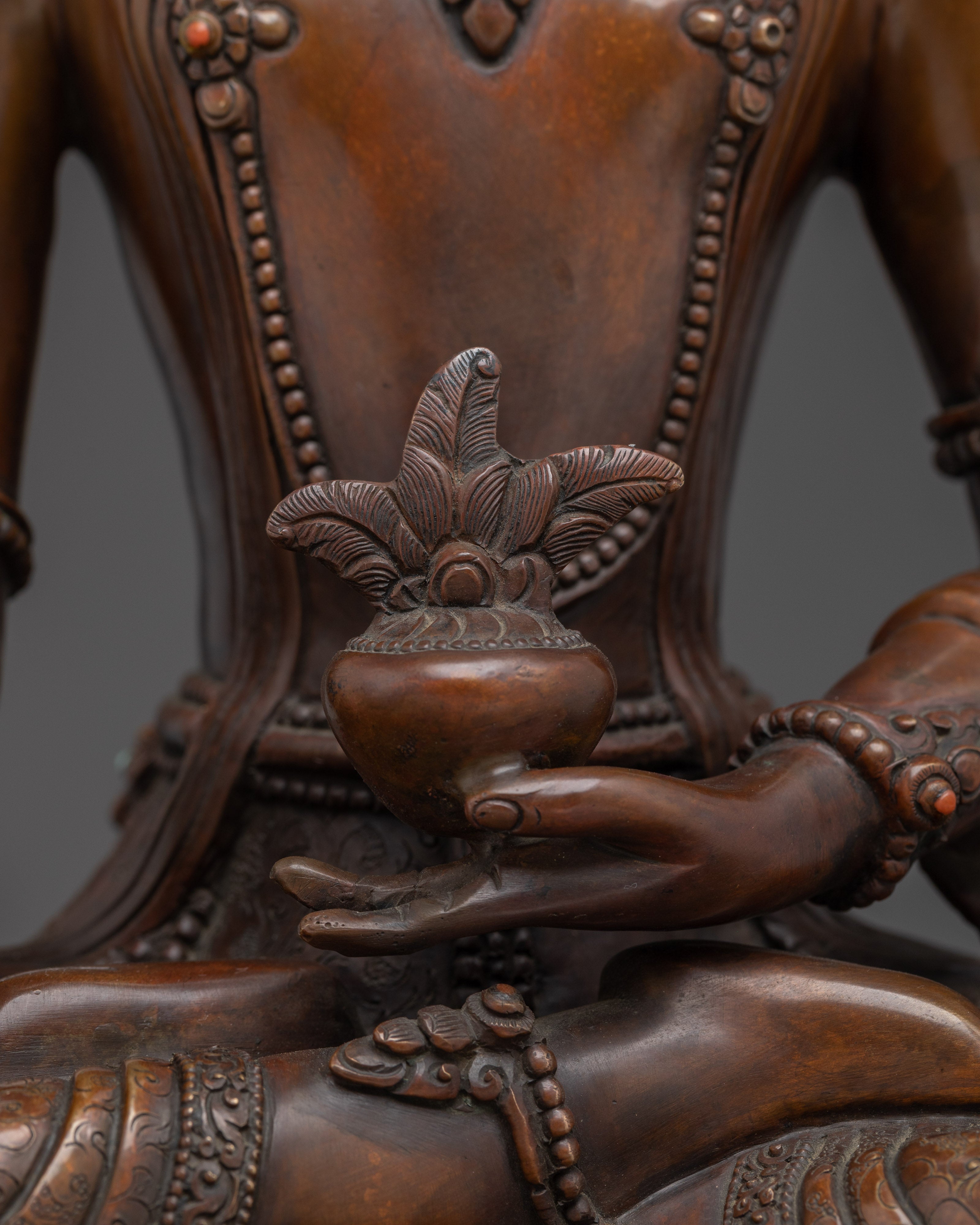 Crown Medicine Buddha Statue | Spiritual Decor Figurine
