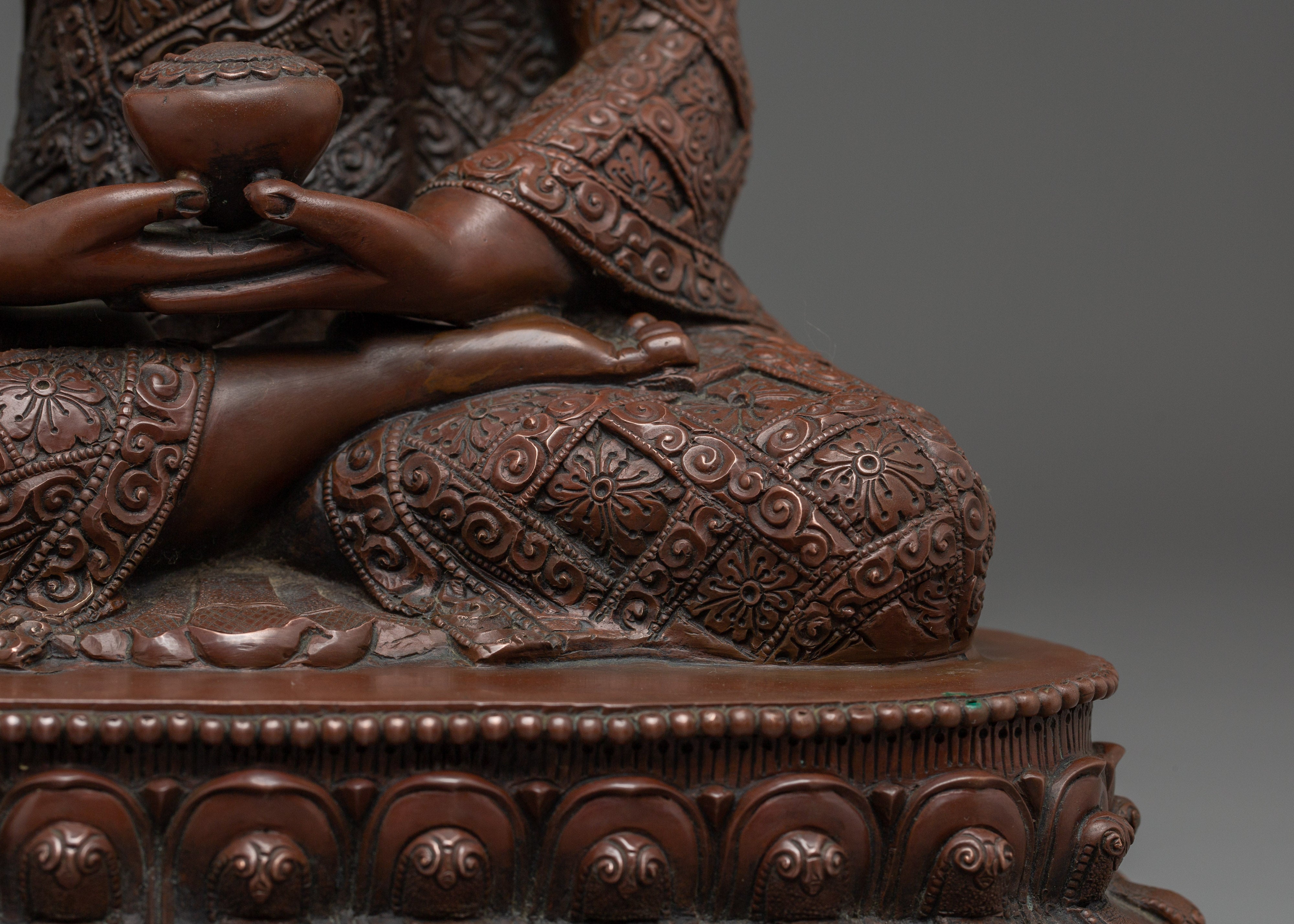 Pure Land Buddha Amitabha Sculpture | Buddha of Infinite Light