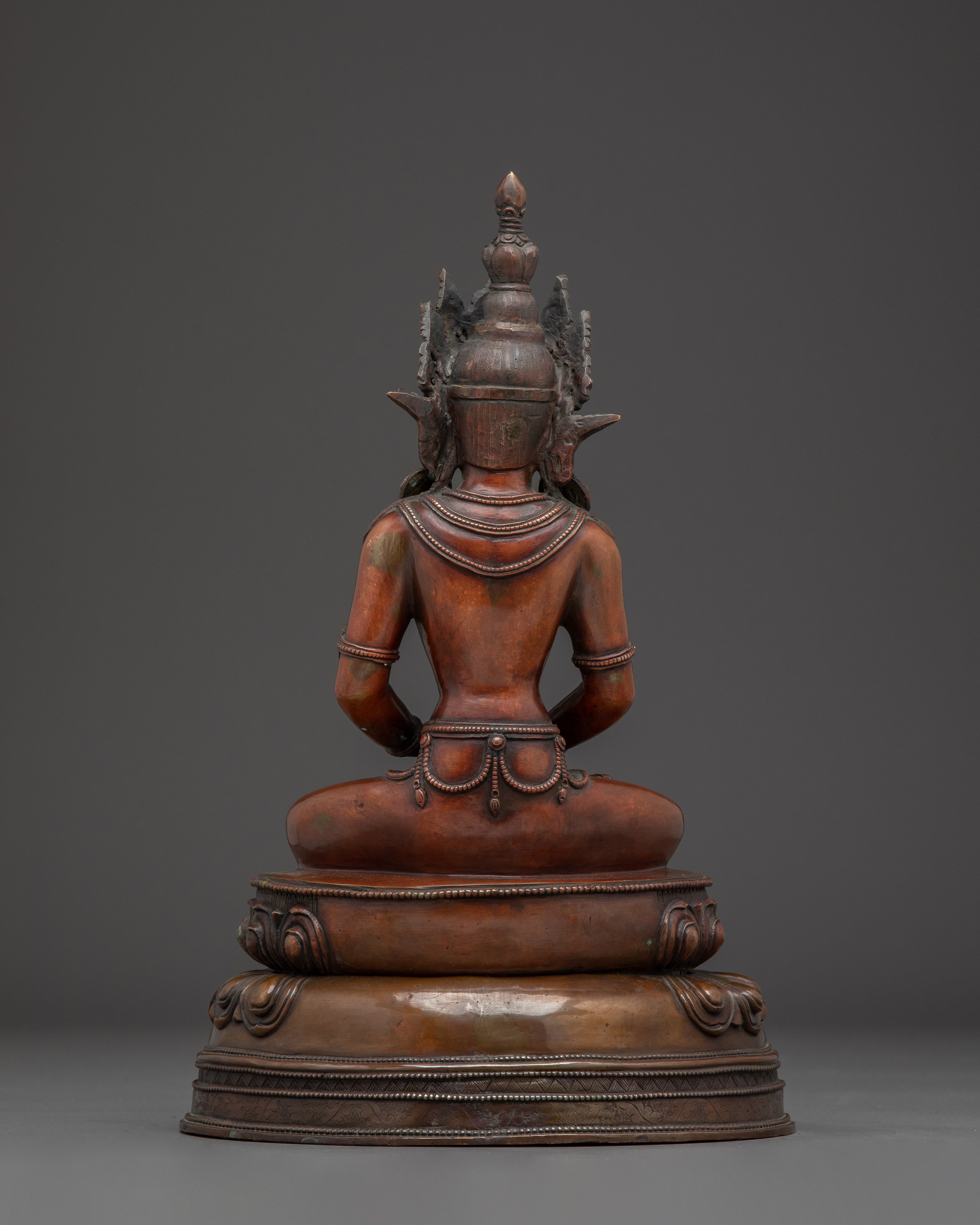 Statue of Crowned Amitayus | Buddha of Long-life