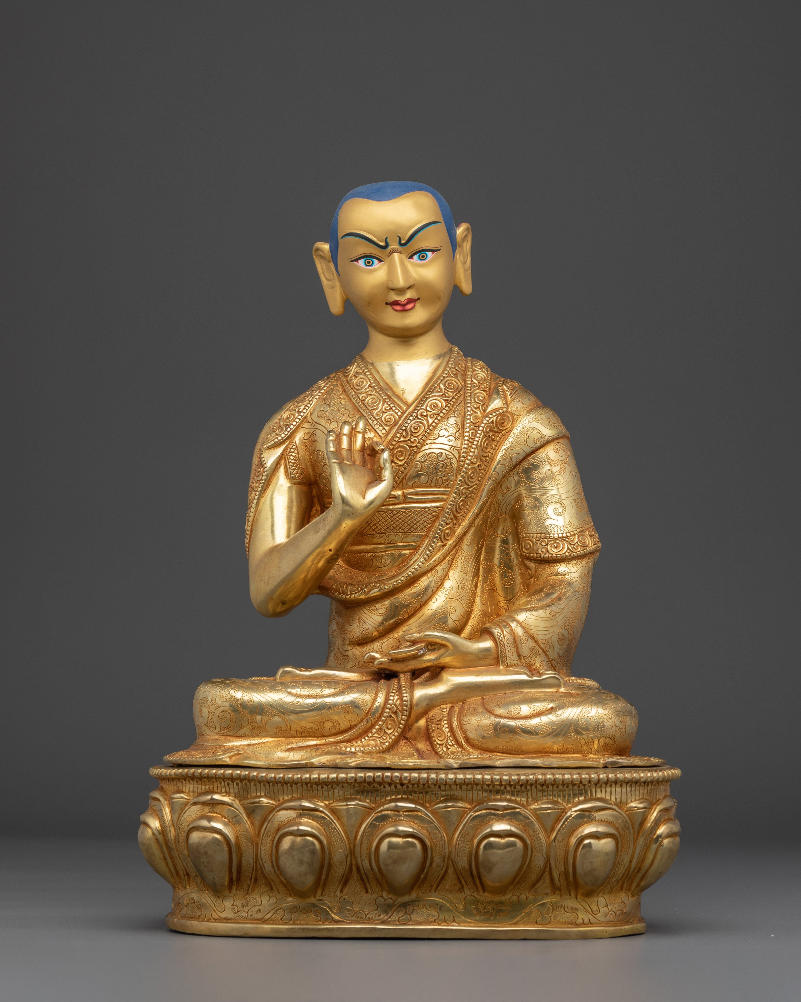 Tsongkhapa set Handmade Statues | Tibetan Buddhist Powerful Symbol