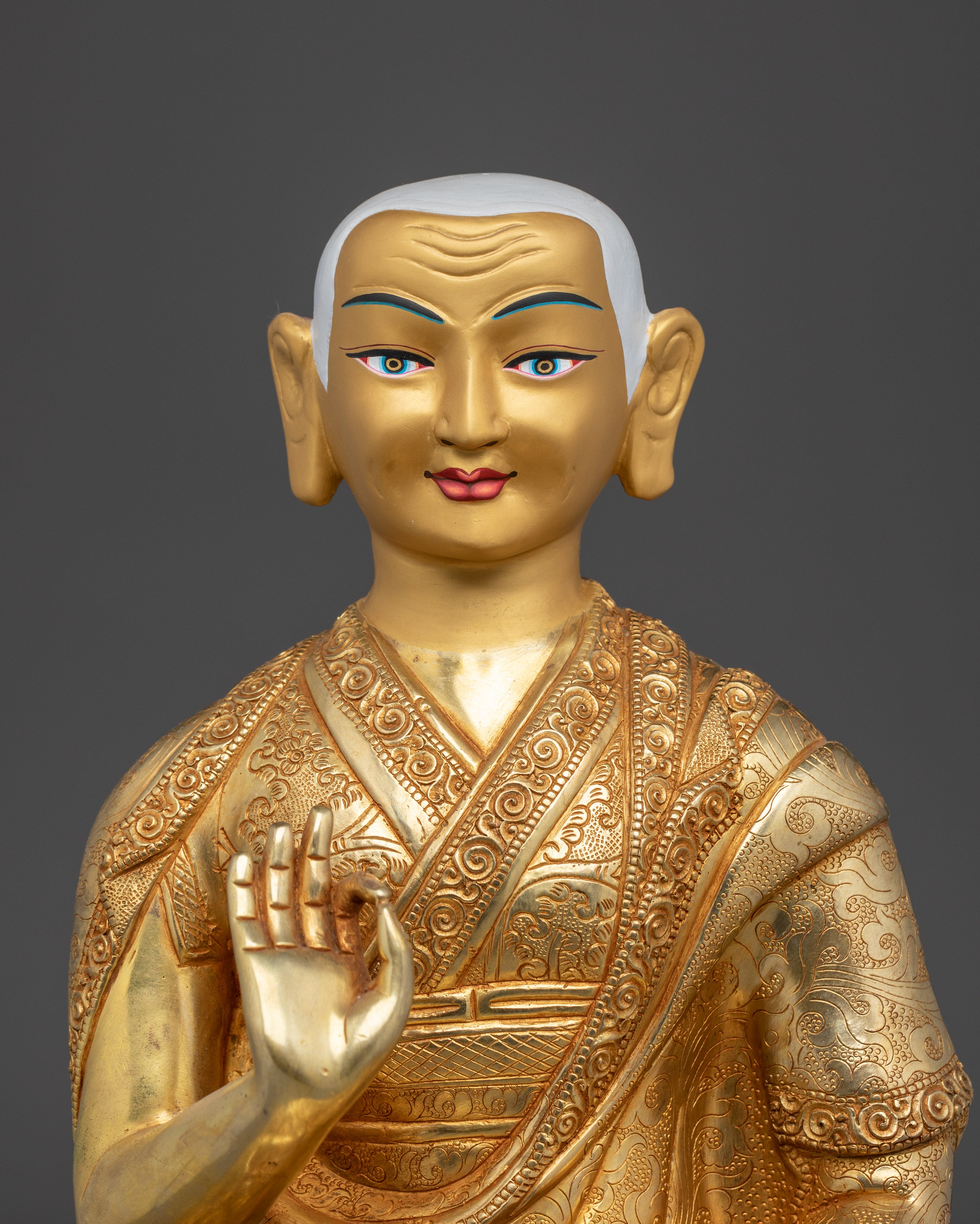 Tsongkhapa set Handmade Statues | Tibetan Buddhist Powerful Symbol