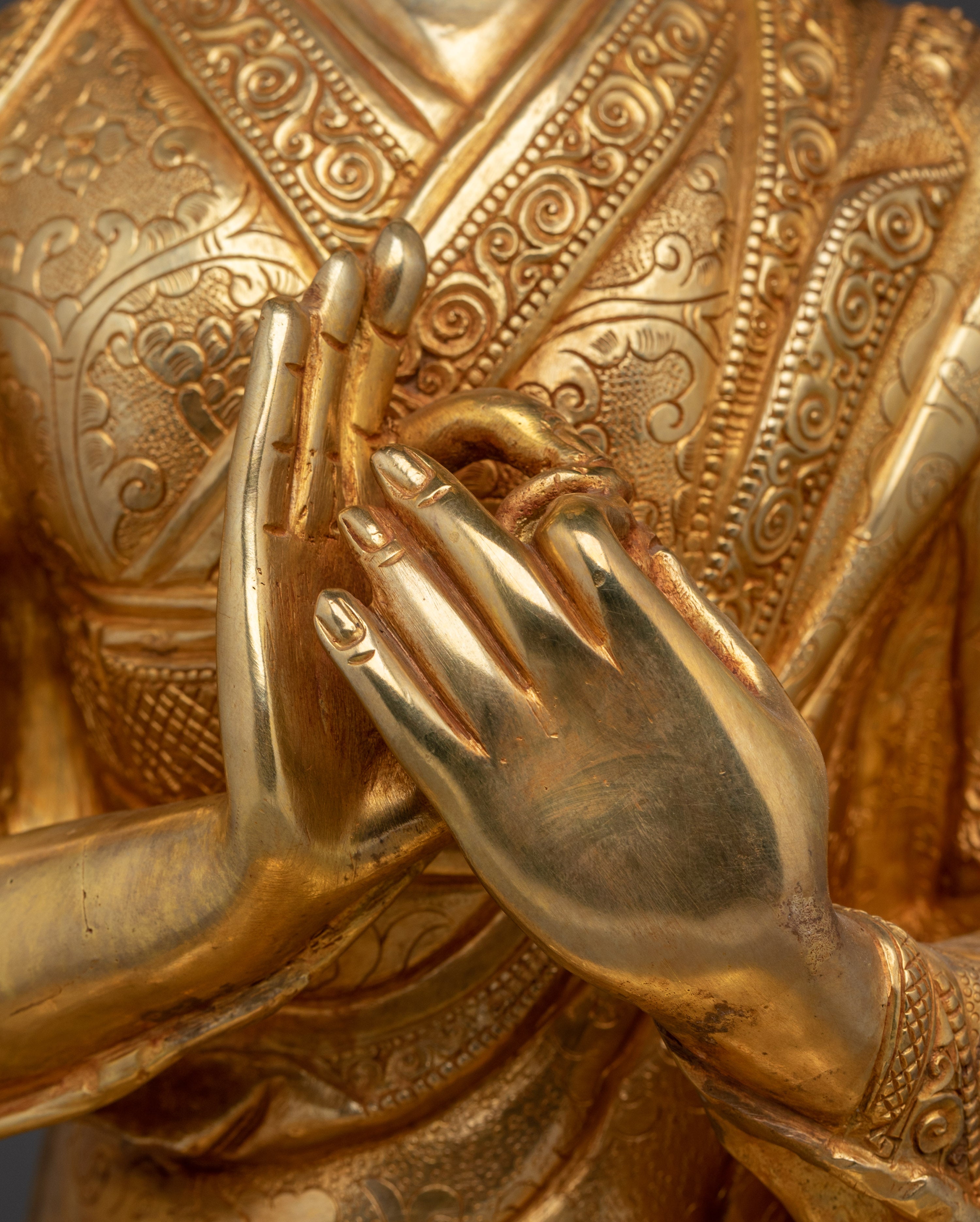 Tsongkhapa set Handmade Statues | Tibetan Buddhist Powerful Symbol