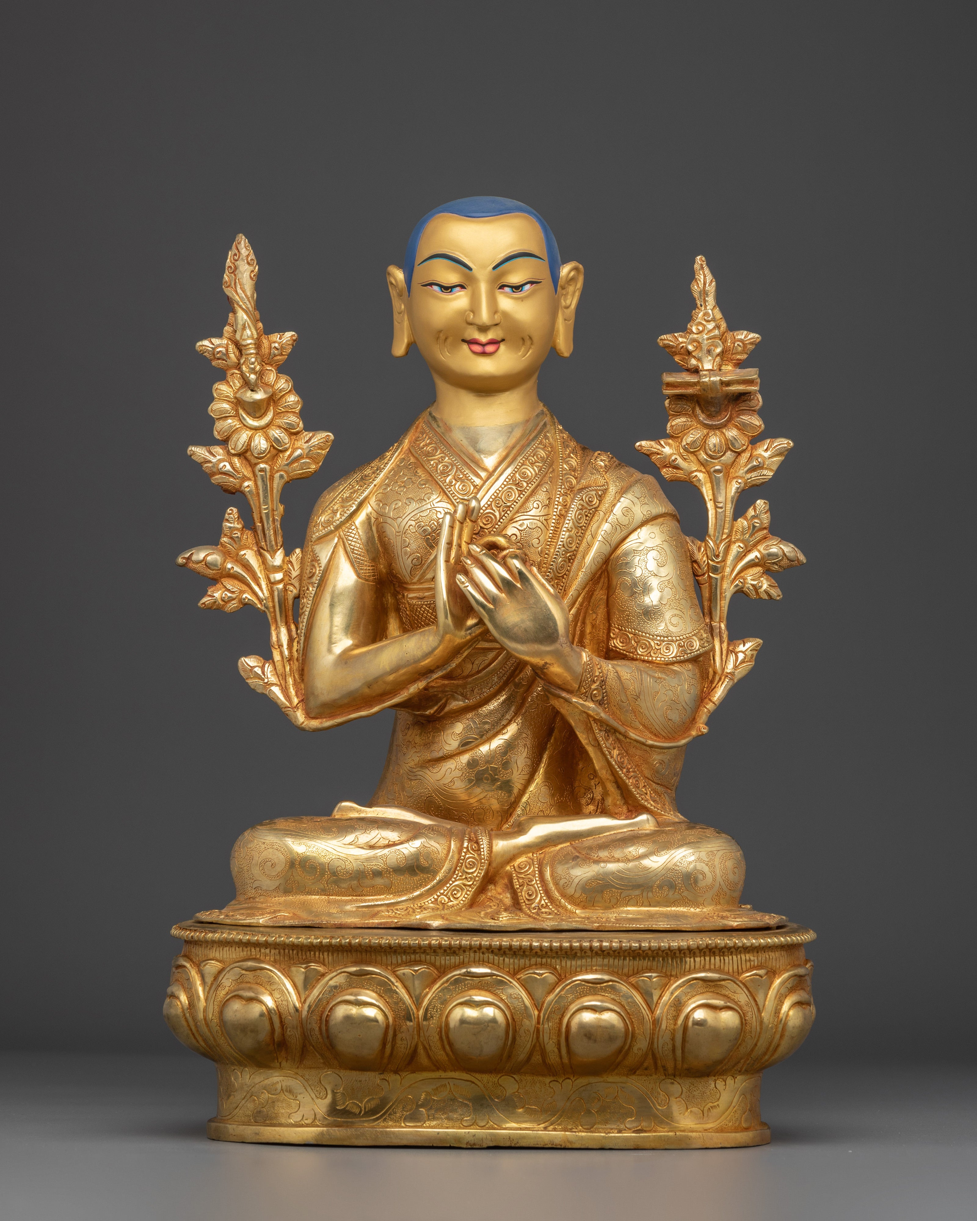 Tsongkhapa set Handmade Statues | Tibetan Buddhist Powerful Symbol