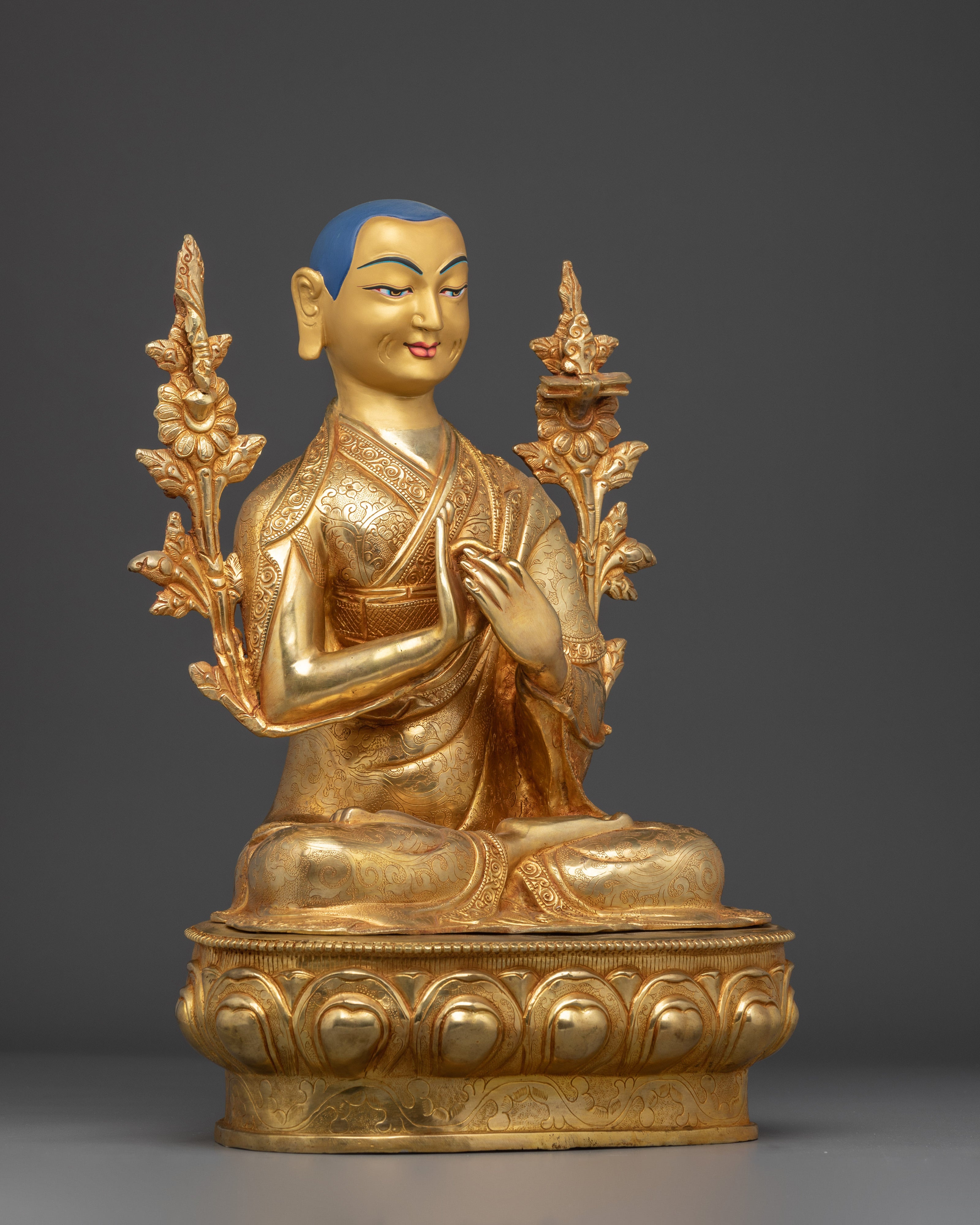 Tsongkhapa set Handmade Statues | Tibetan Buddhist Powerful Symbol