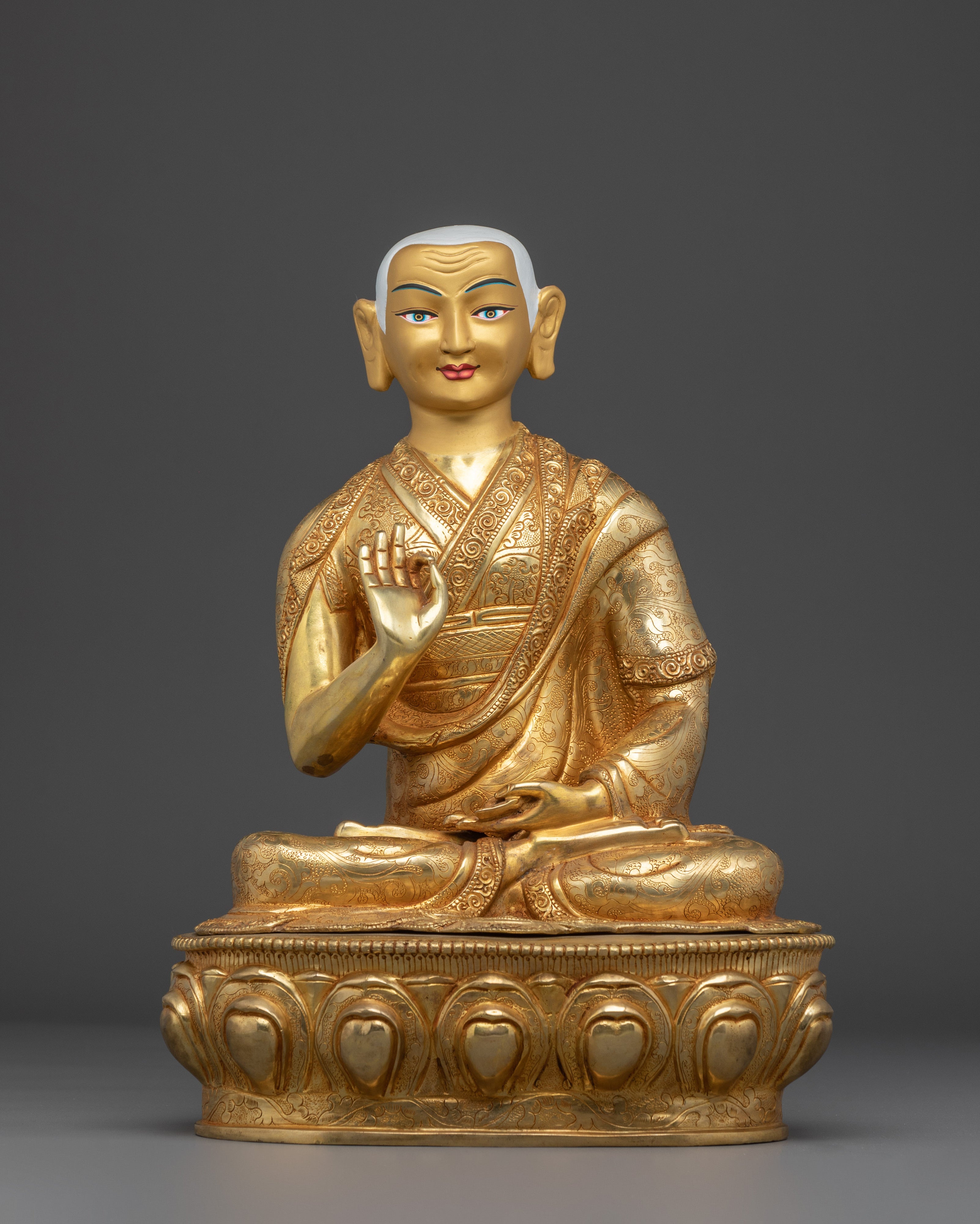 Tsongkhapa set Handmade Statues | Tibetan Buddhist Powerful Symbol