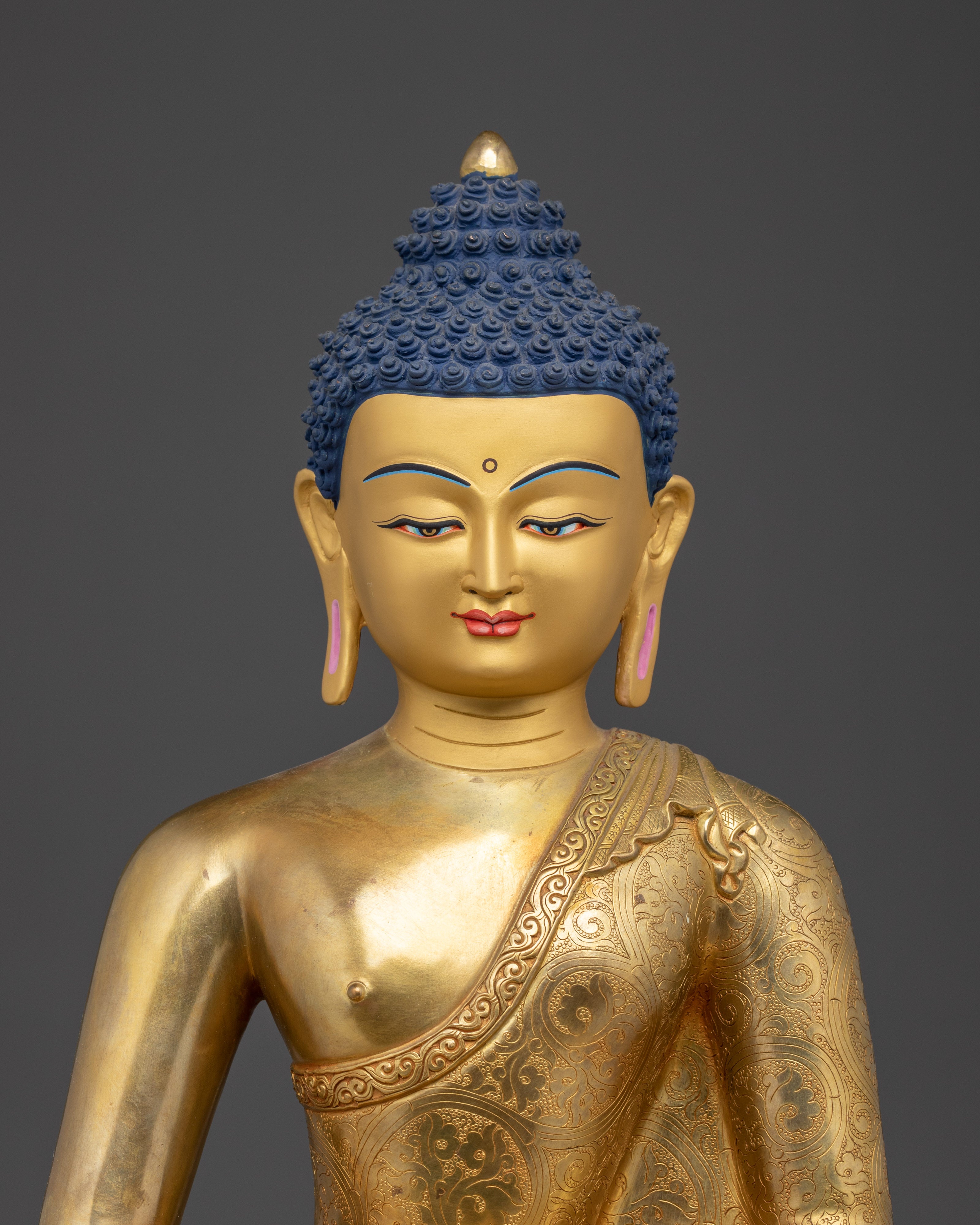 Enlightened Golden Amitabha Buddha Statue | Spiritual Buddha
