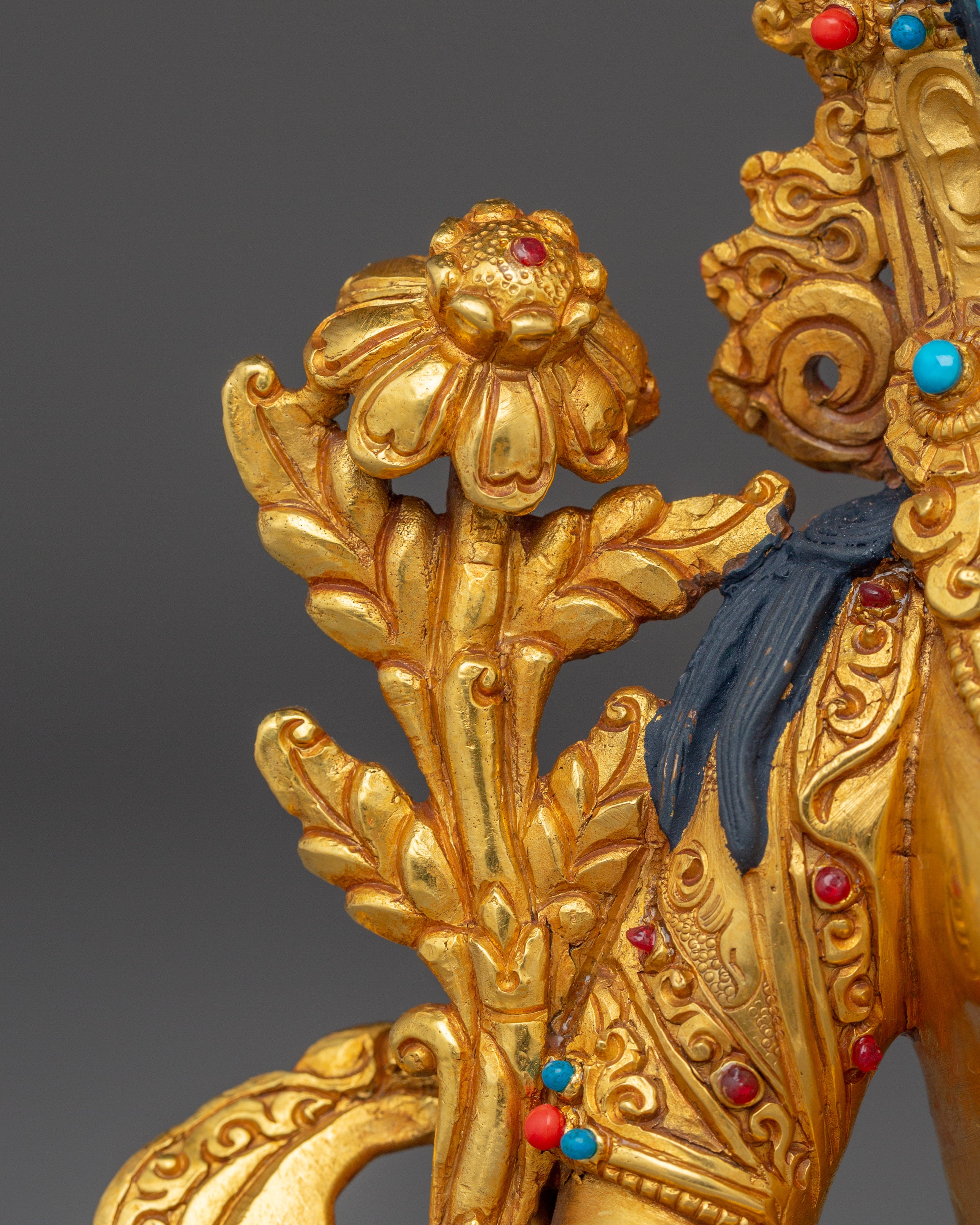 Tranquil Statue of Green Tara | Shyama Tara - Mother of Liberator