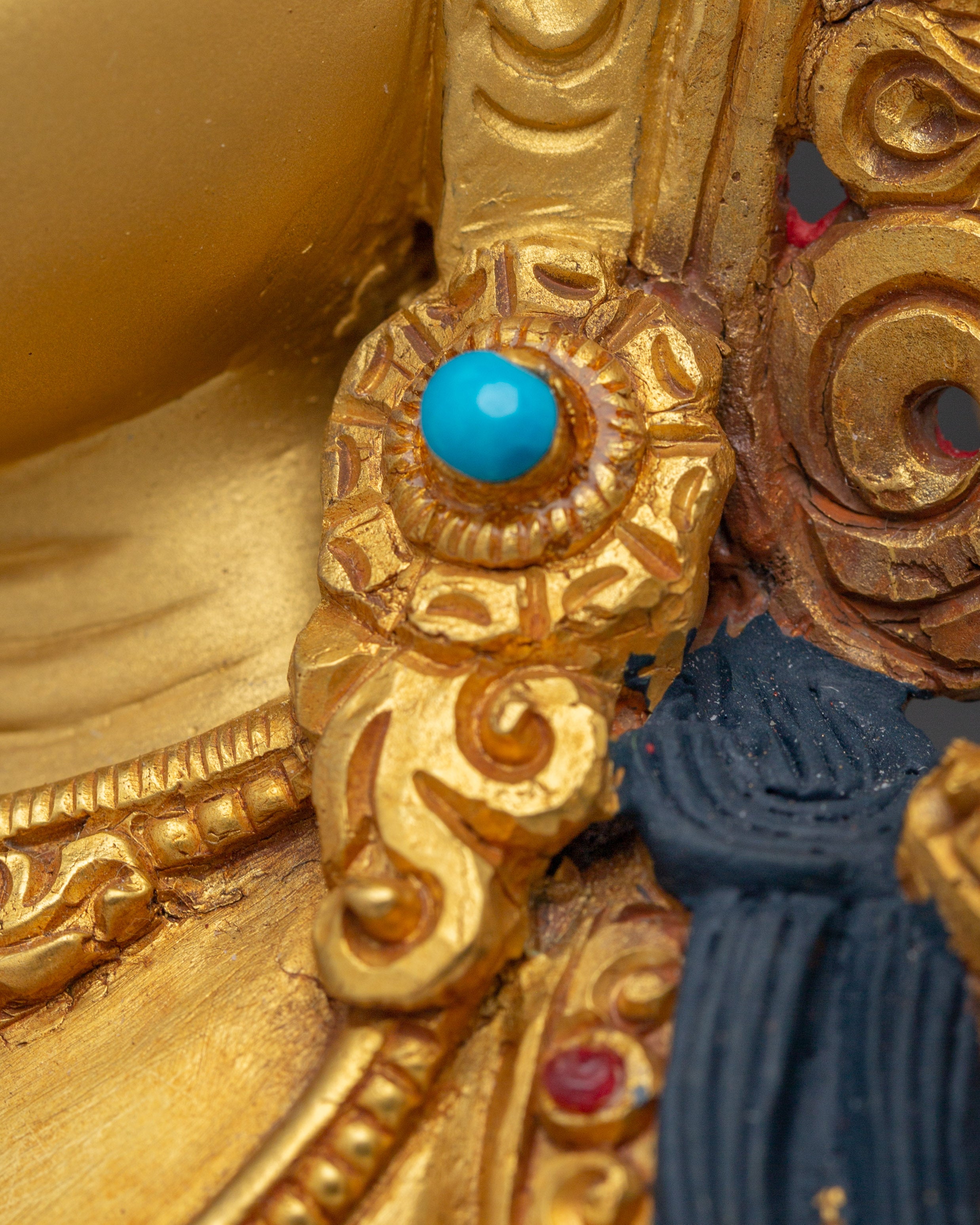 Tranquil Statue of Green Tara | Shyama Tara - Mother of Liberator