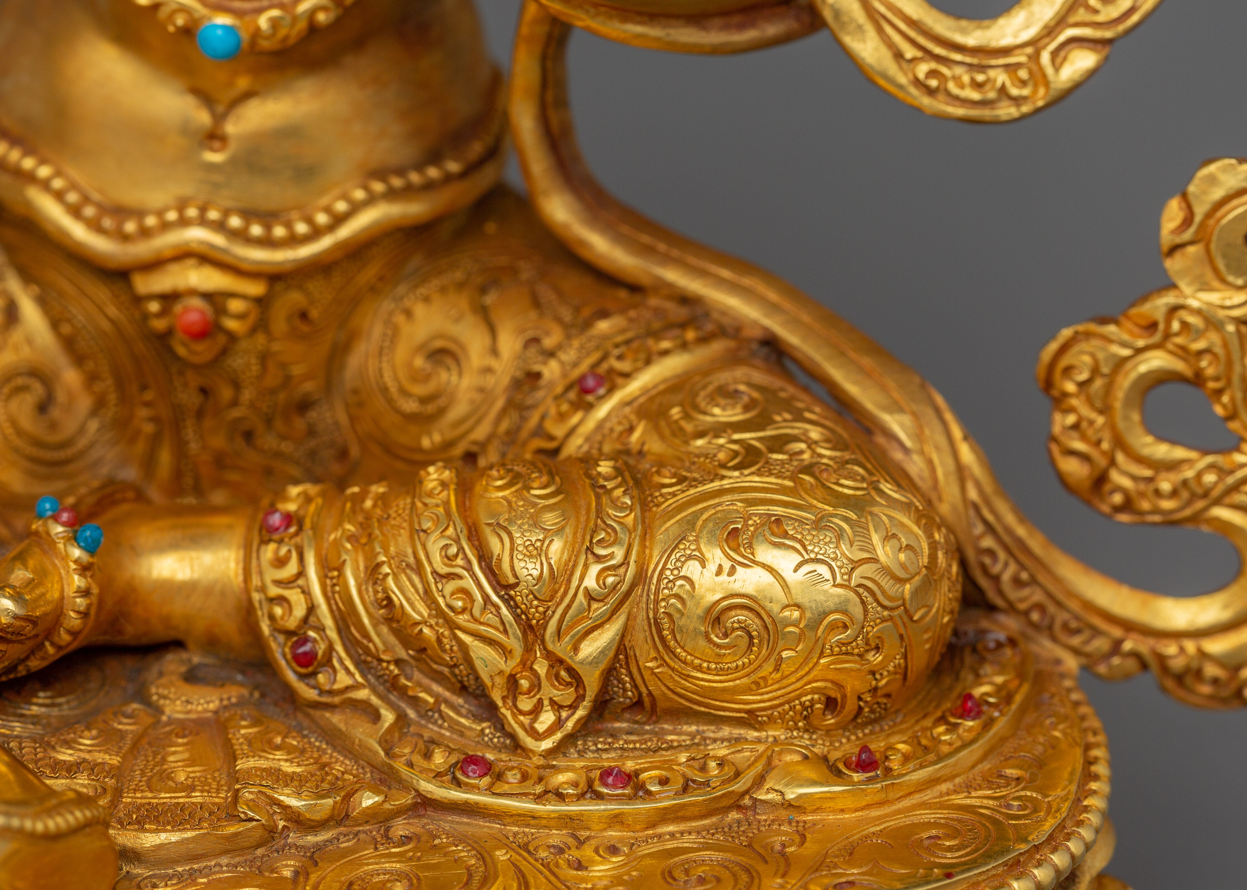 Tranquil Statue of Green Tara | Shyama Tara - Mother of Liberator