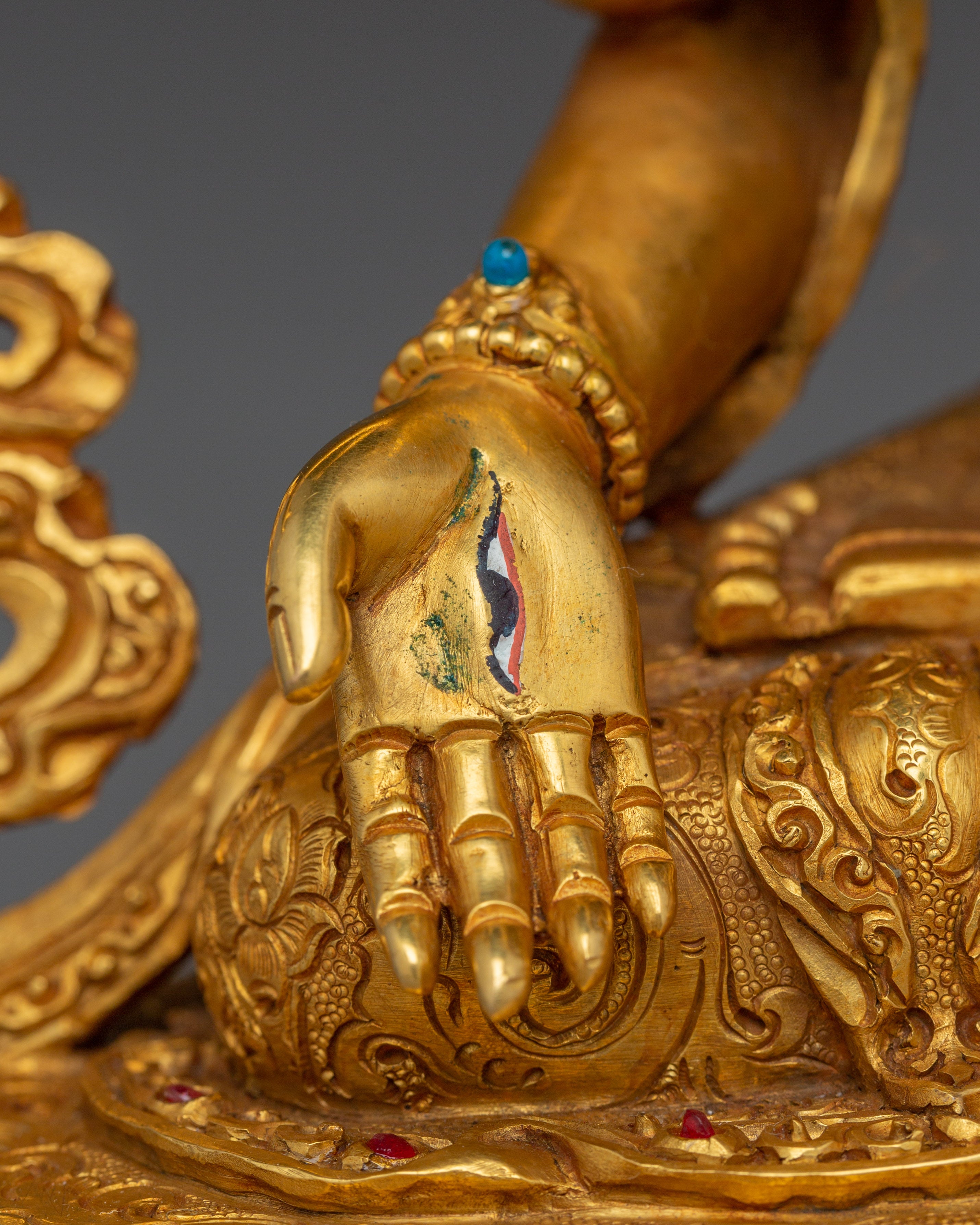 Golden Statue of Usnishavijaya | Namgyalma - Tibetan Healing Deity