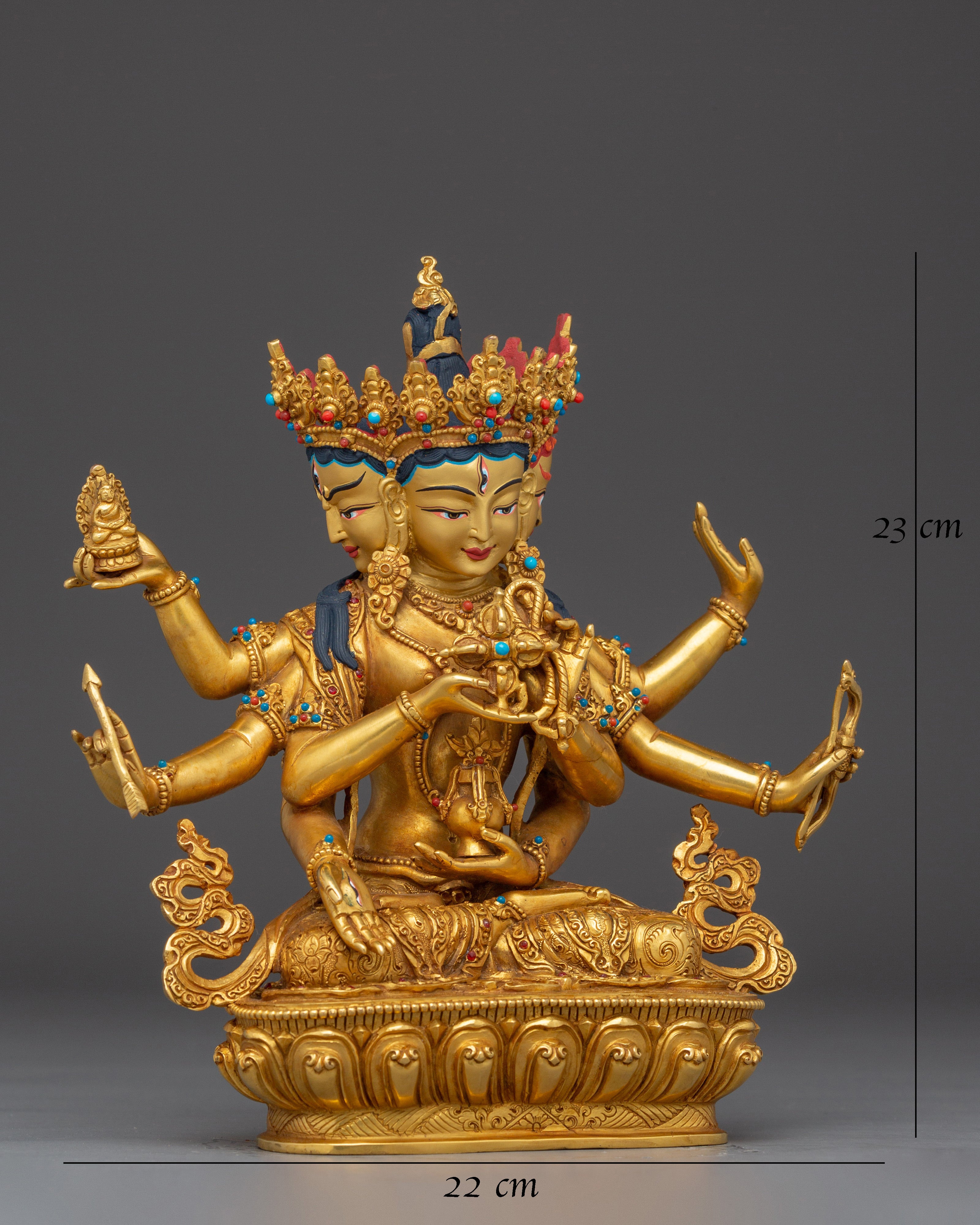 Golden Statue of Usnishavijaya