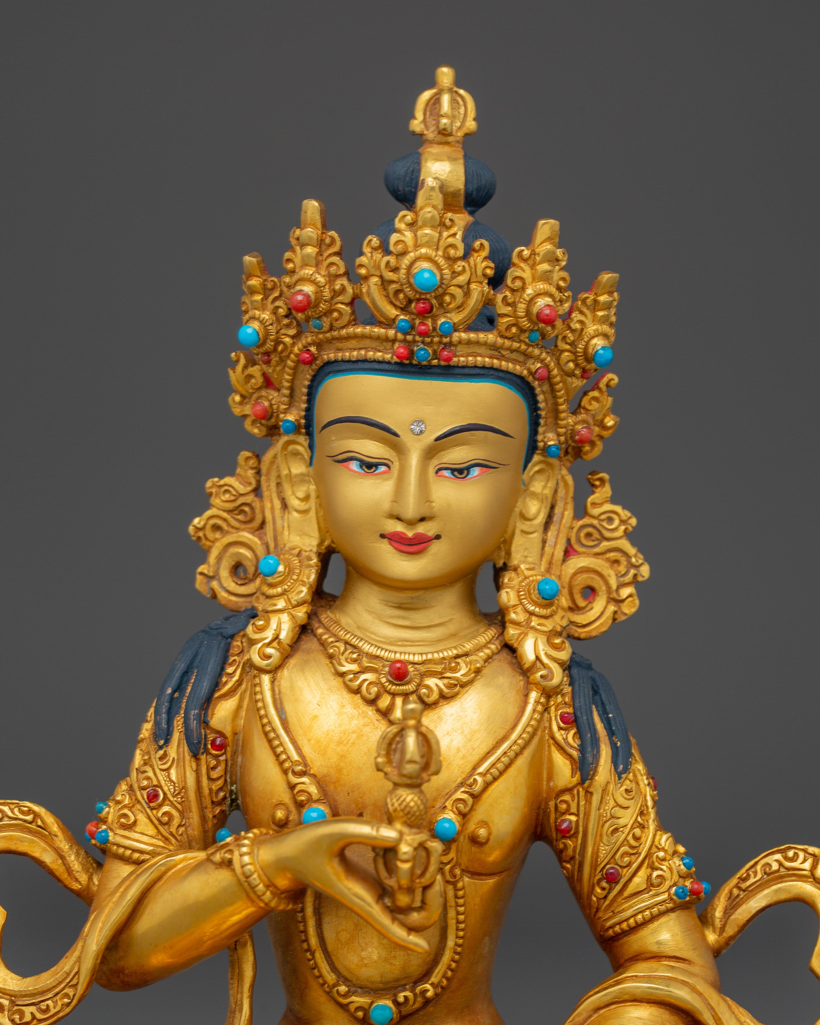 Radiant Statue of Vajrasattva | Dorje Sempa - Embodiment of Purification