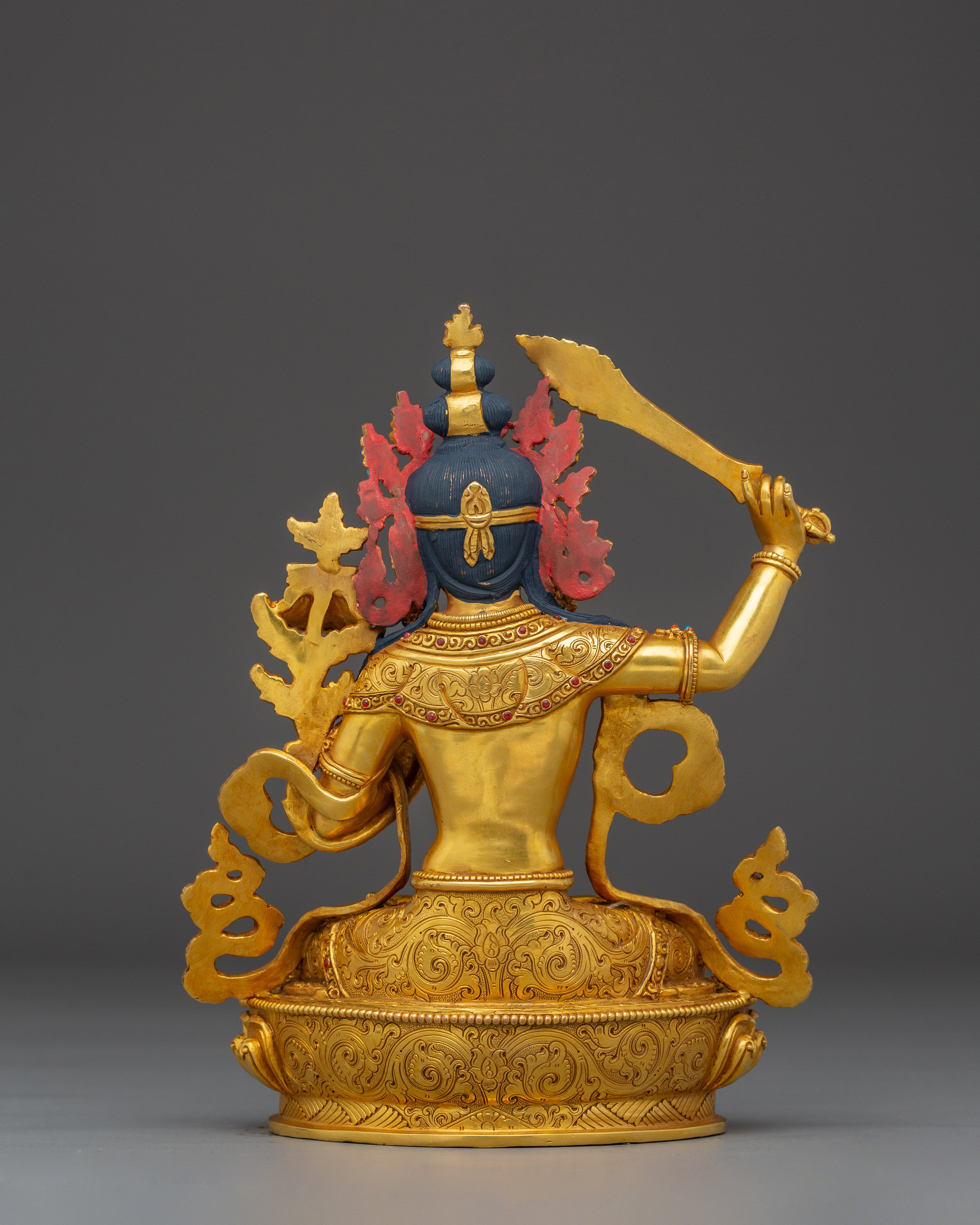 Prajna Bodhisattva Manjushri Artwork | Wielder of the Flaming Sword