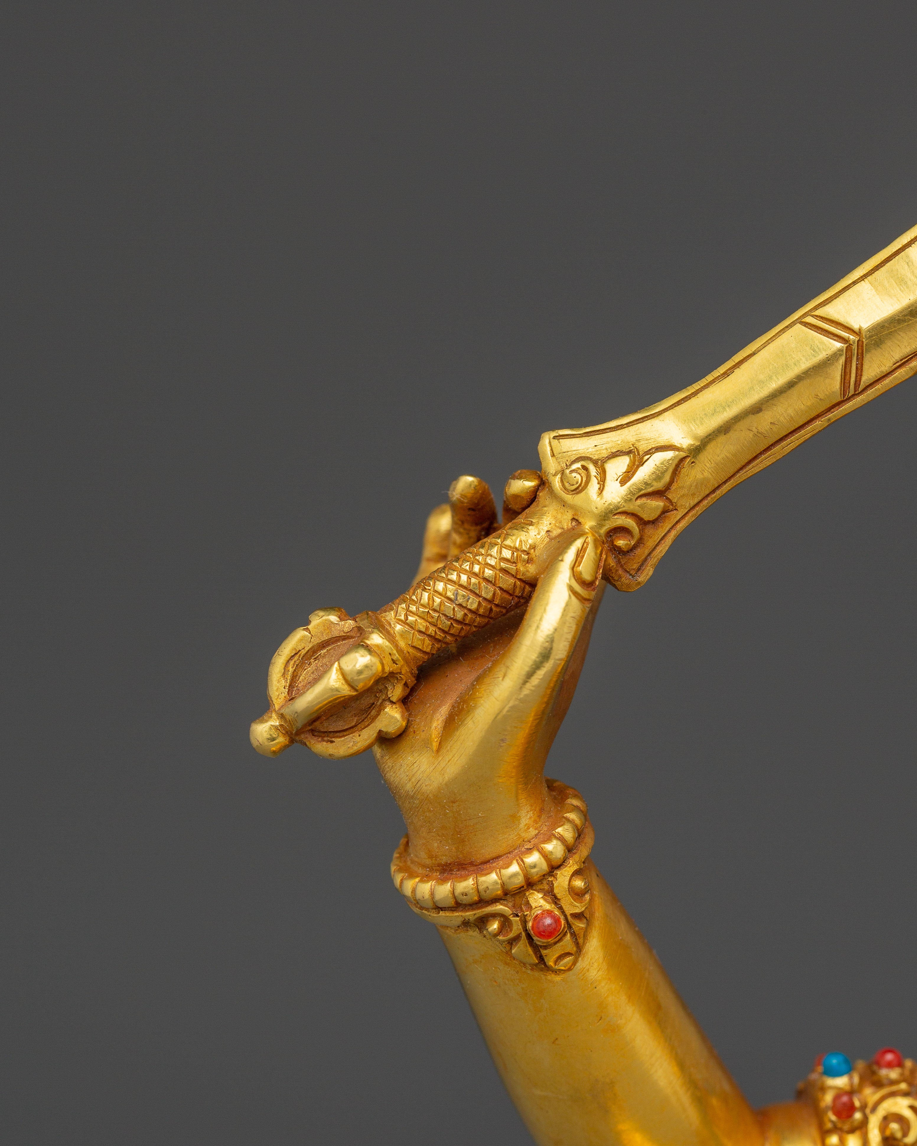 Prajna Bodhisattva Manjushri Artwork | Wielder of the Flaming Sword