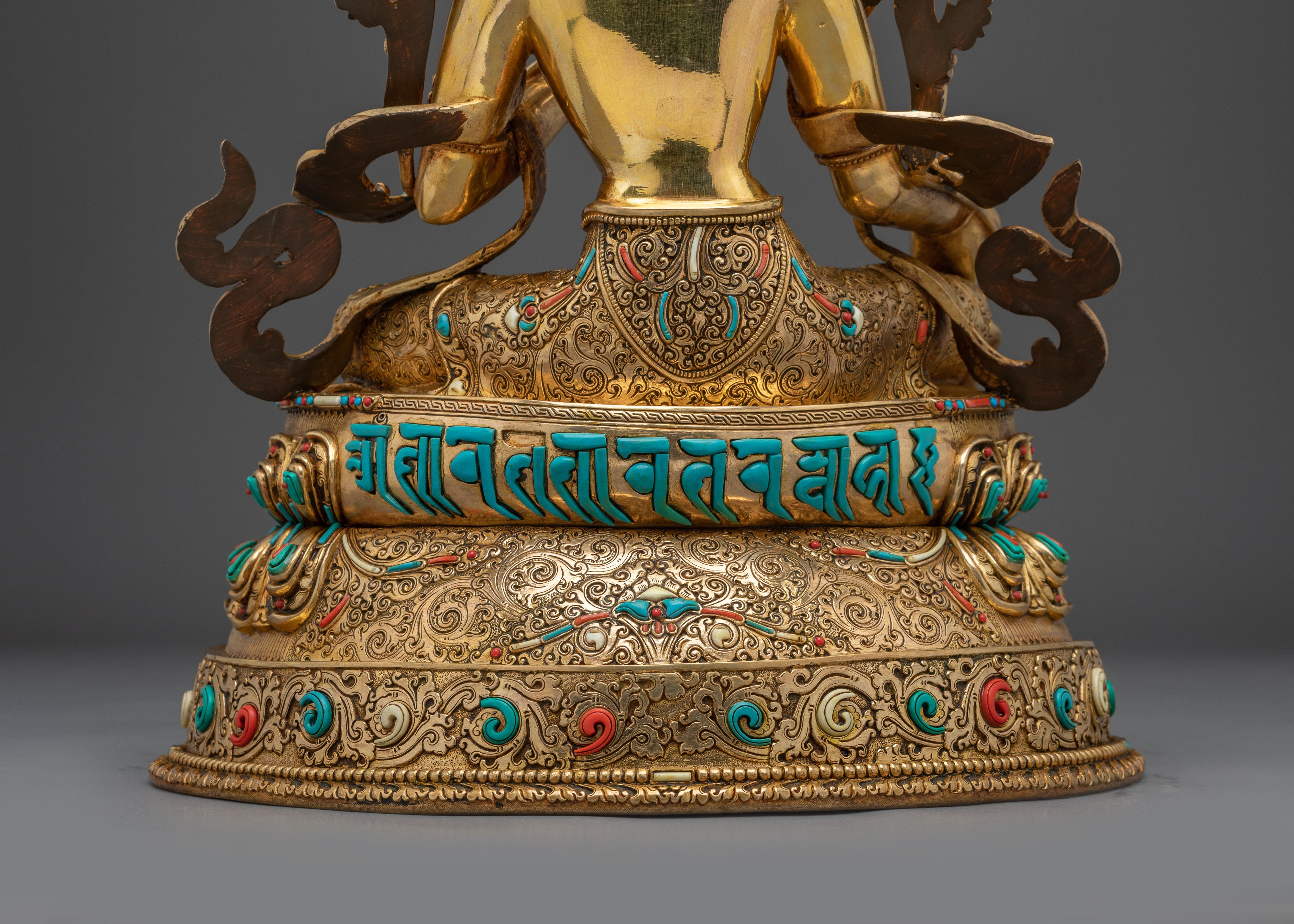 Majestic Statue of Bodhisattva Green Tara | Mother of Liberation