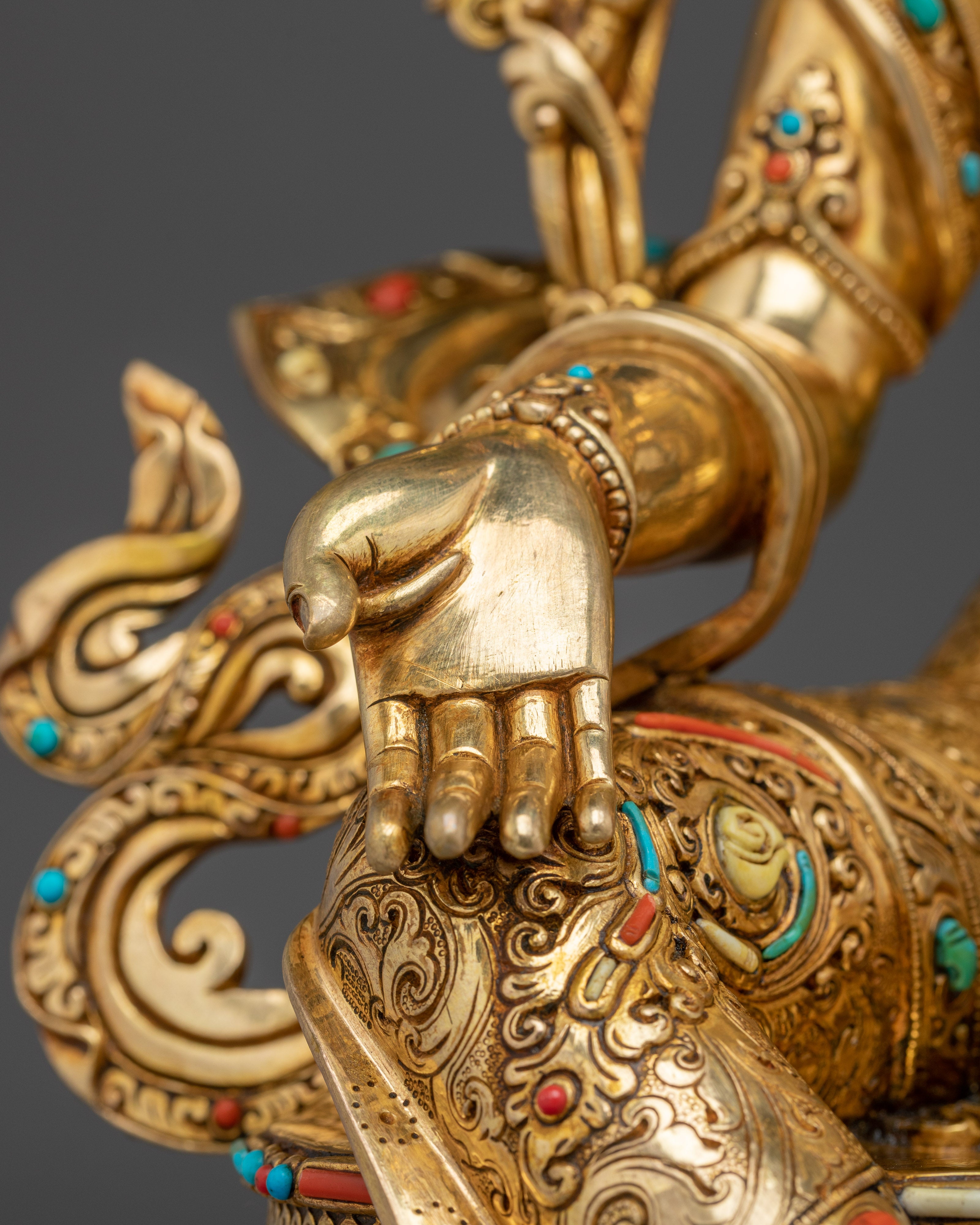 Majestic Statue of Bodhisattva Green Tara | Mother of Liberation