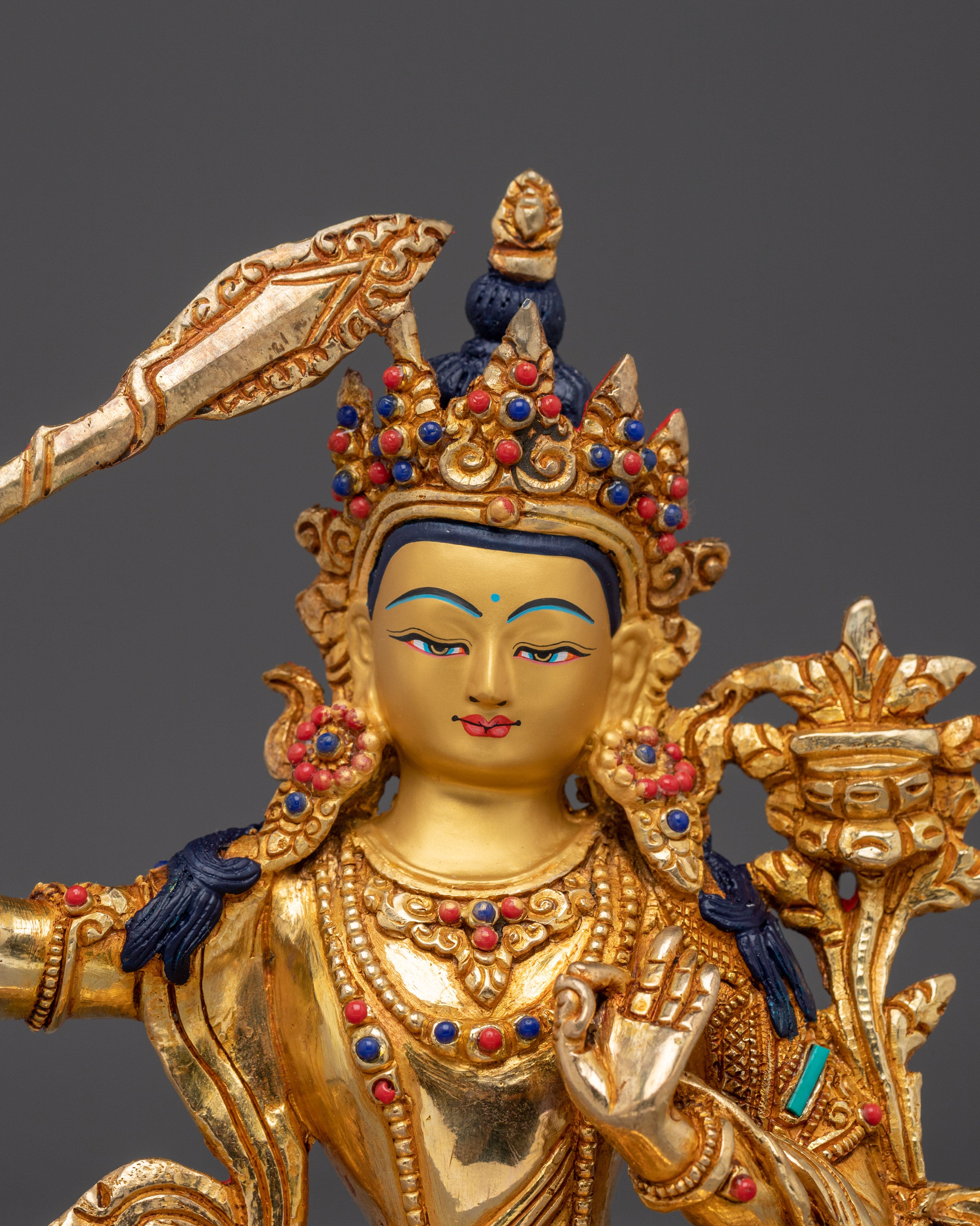 Enlightened Bodhisattva Manjushri Statue | Symbol of Wisdom