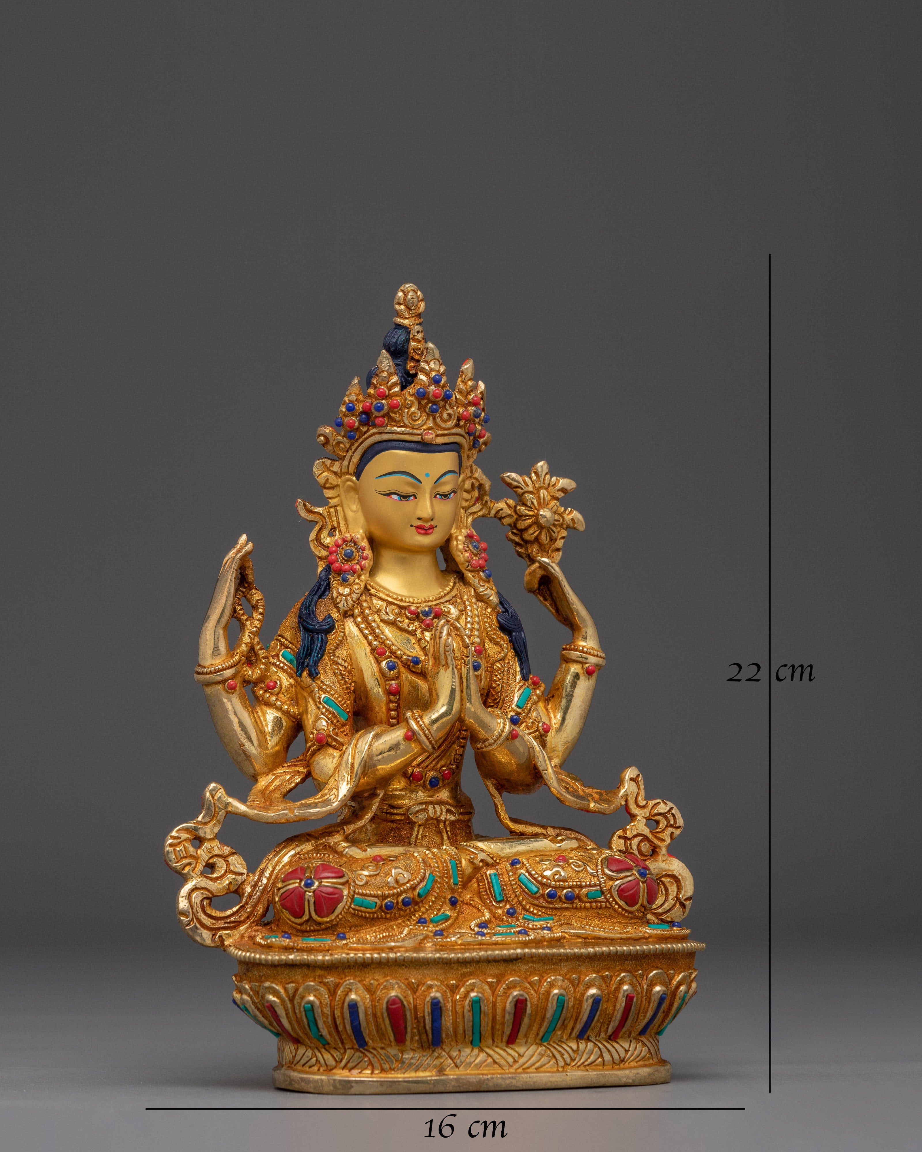 Peaceful Compassionate Chenrezig Art