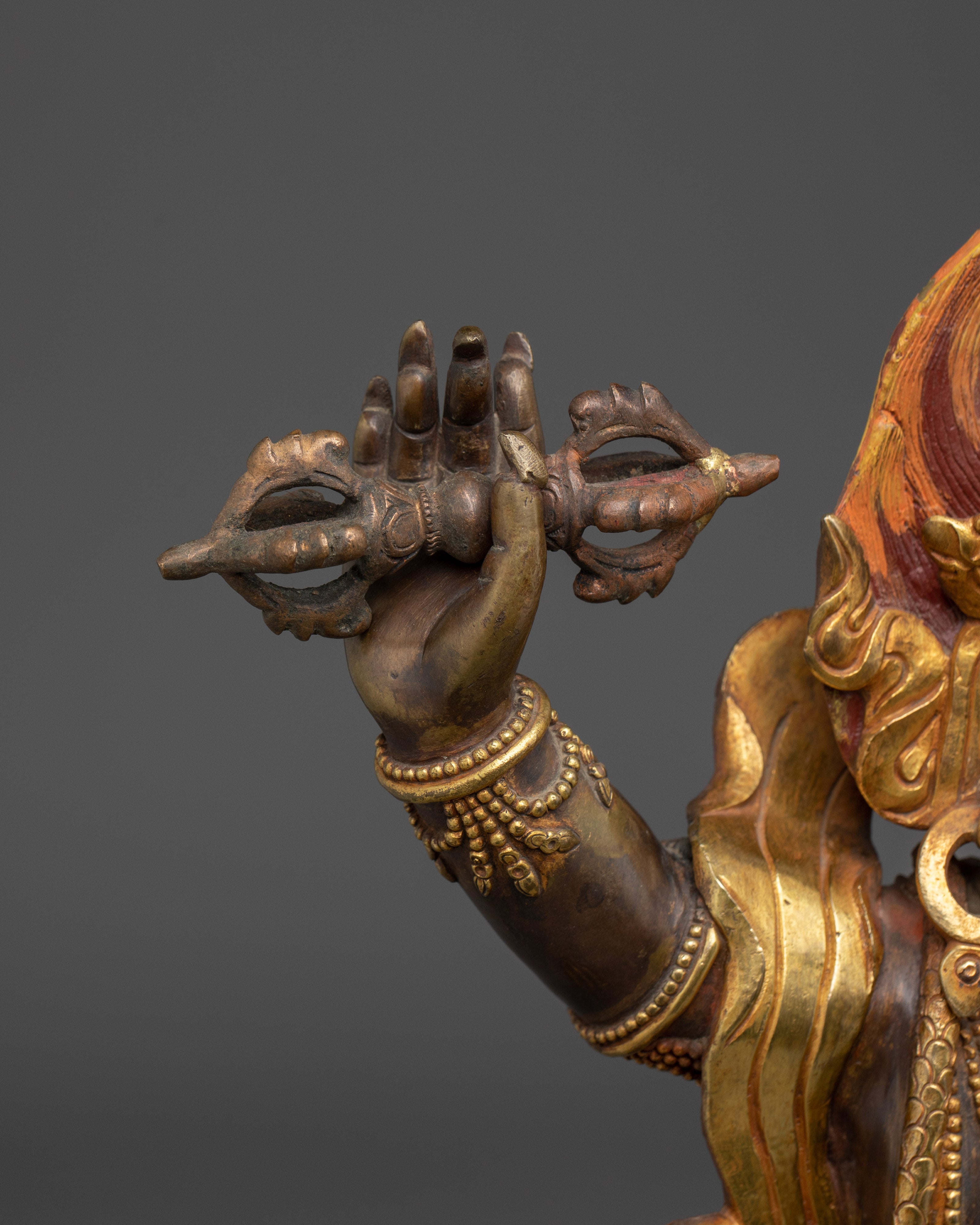 Buddhist Protector Deity Vajrapani | Tantric Deity Statue