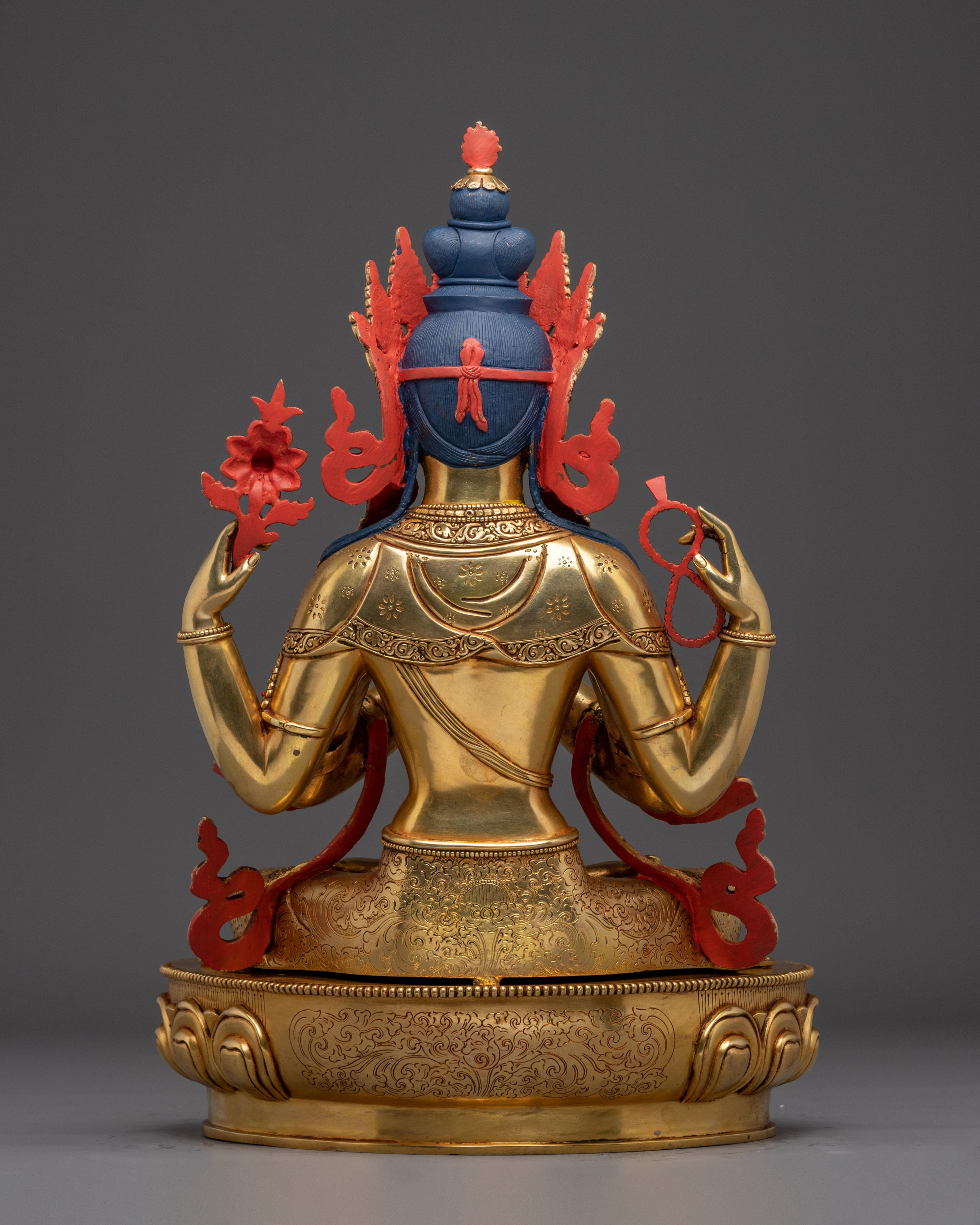 Protective Bodhisattva Chenrezig Artwork | The one who looks with unwavering eye