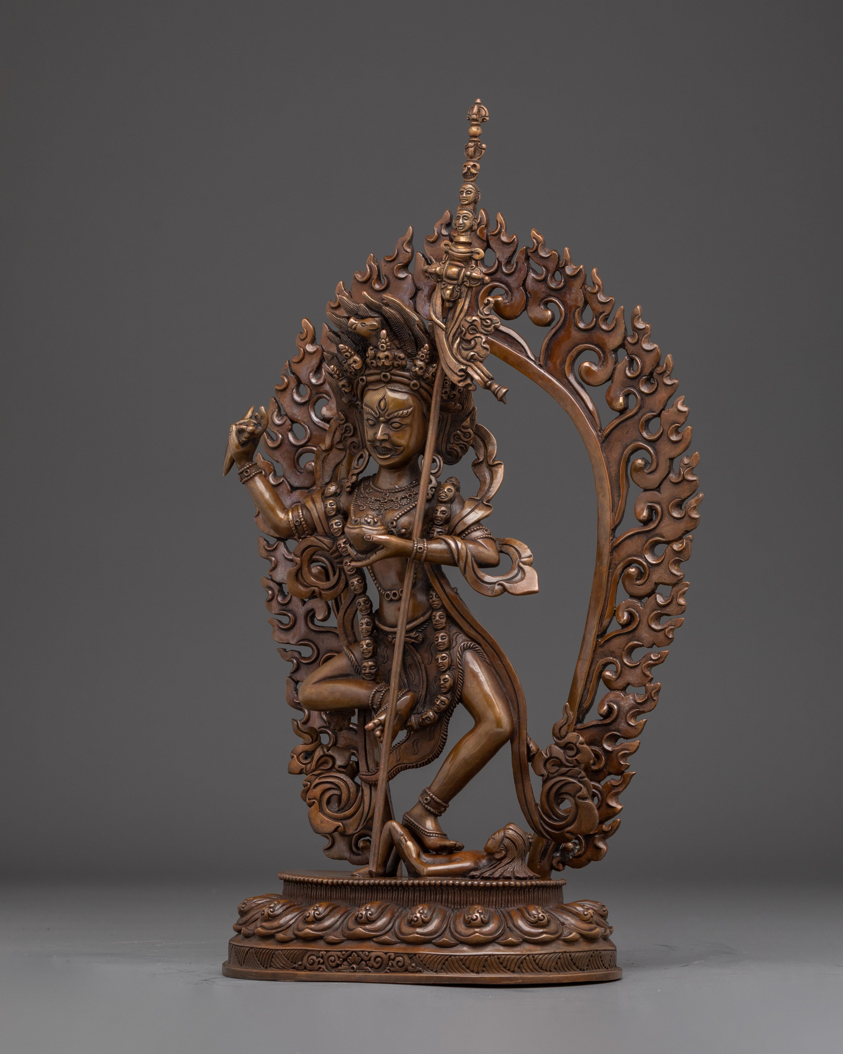 Tantric Female Deity Dorje Phagmo Sculpture | Wrathful Dakini