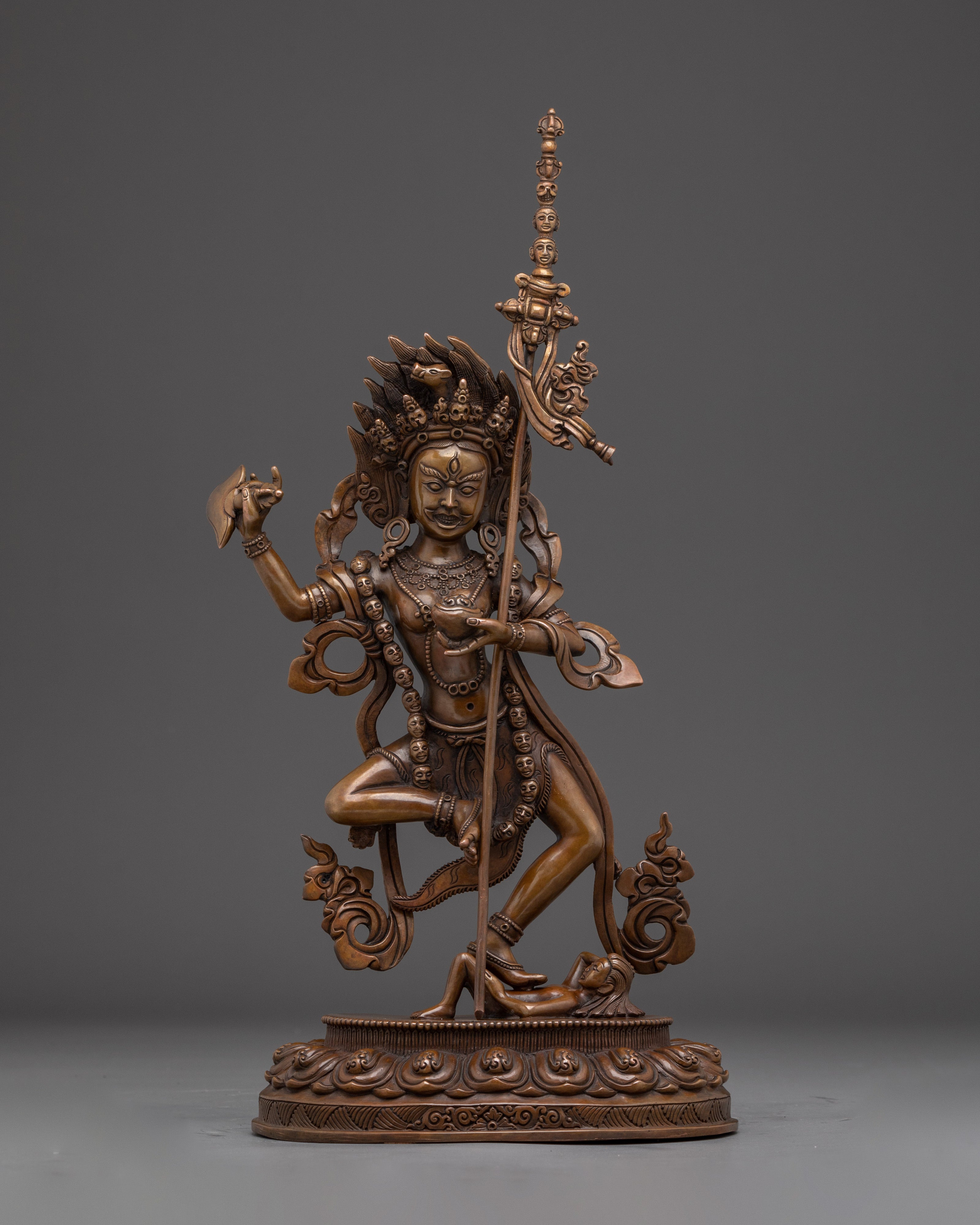 Tantric Female Deity Dorje Phagmo Sculpture | Wrathful Dakini