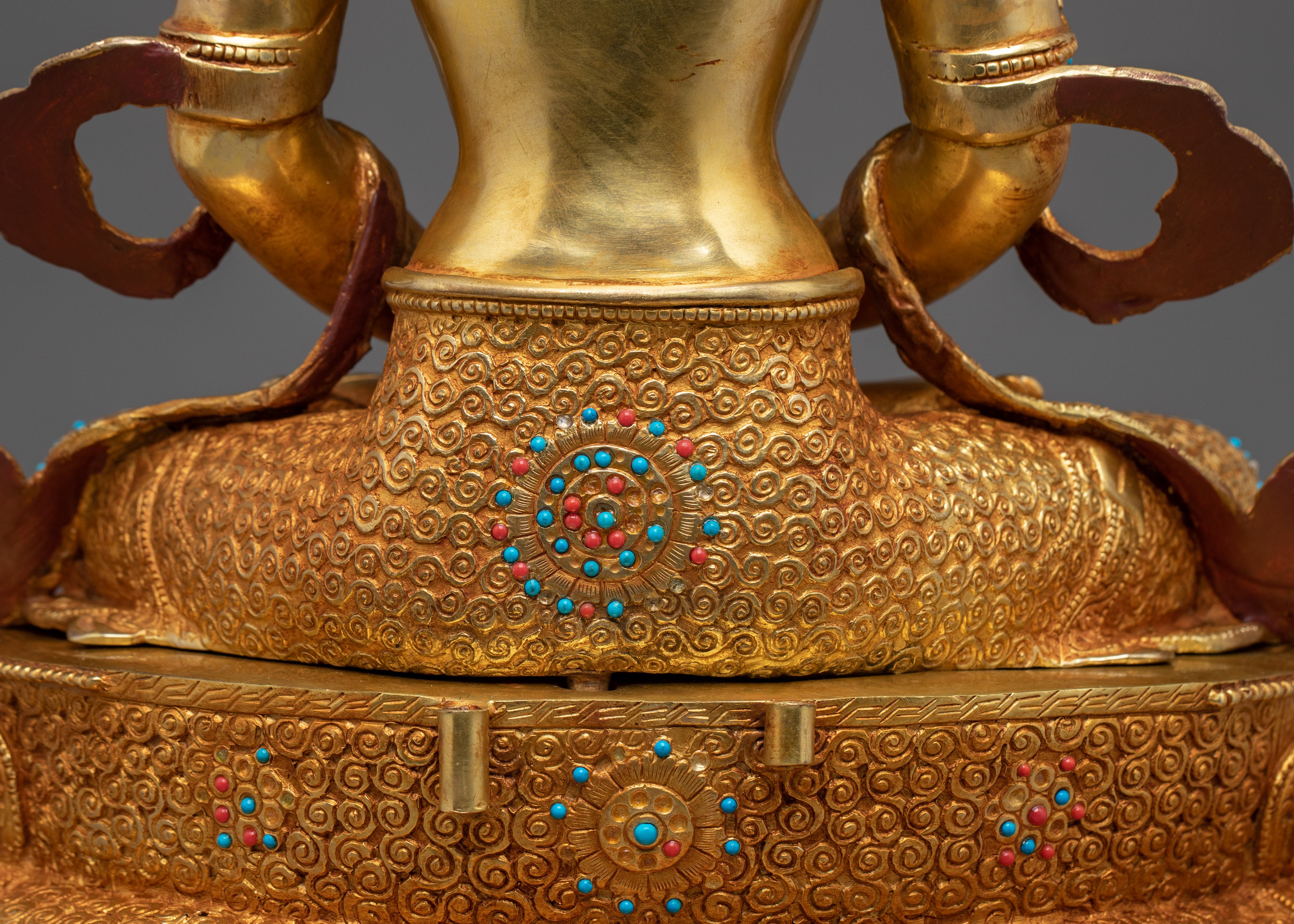 Buddhist Deity Amitayus Copper Statue | Deity for Longevity
