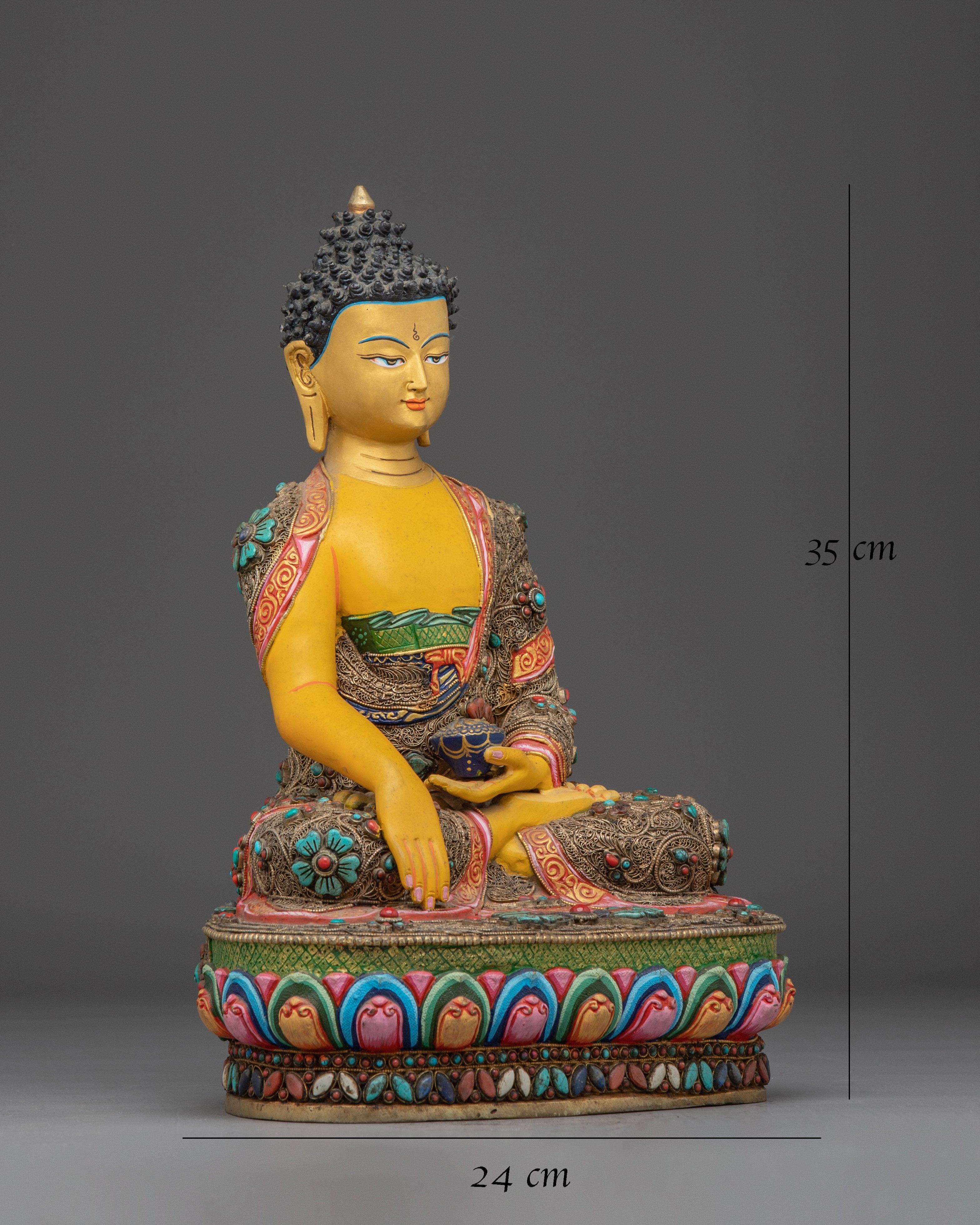 Golden Shakyamuni Buddha, Historical Buddha Artwork