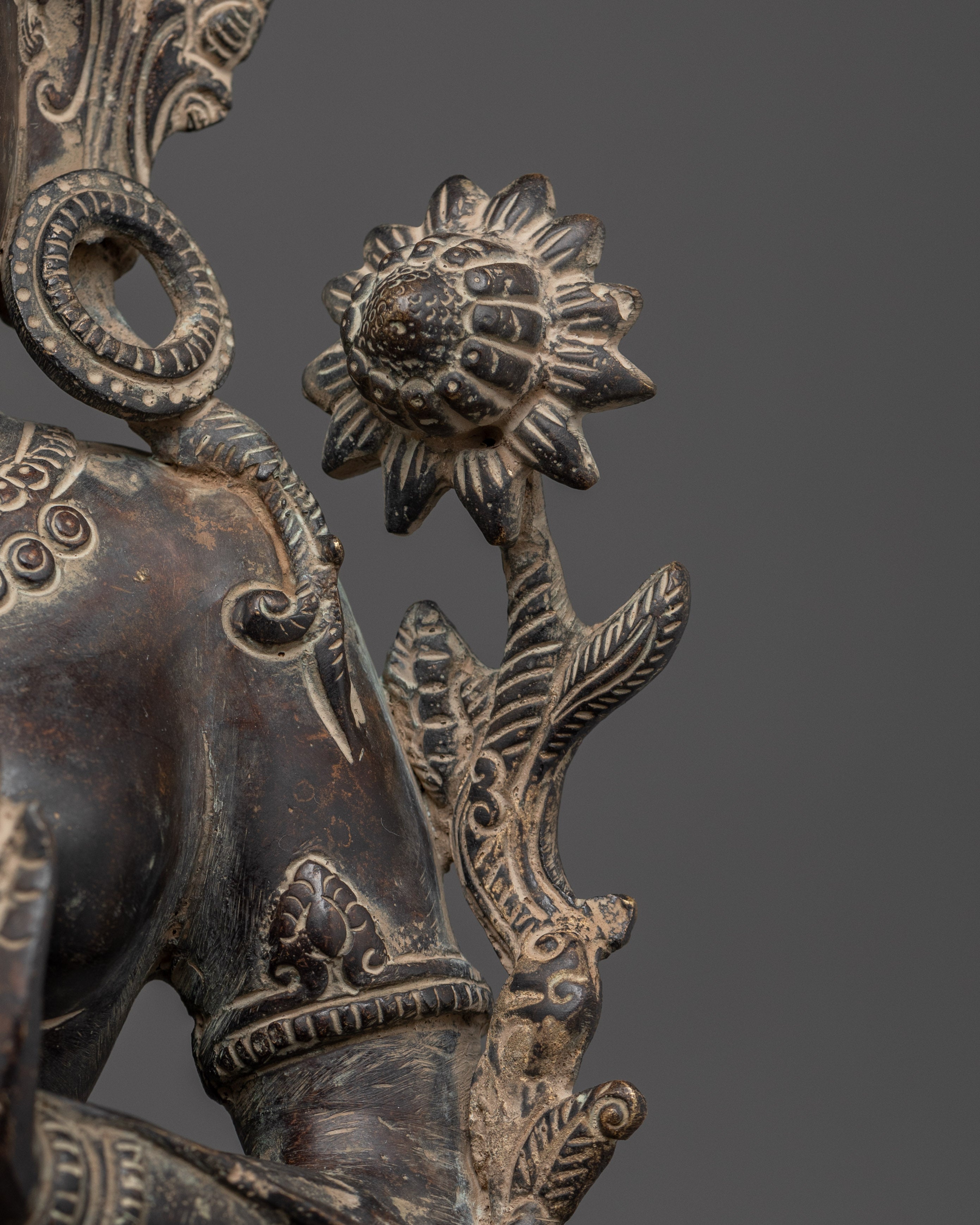 Female Compassion Deity Green Tara | Nepali Handcrafted Tibetan Art