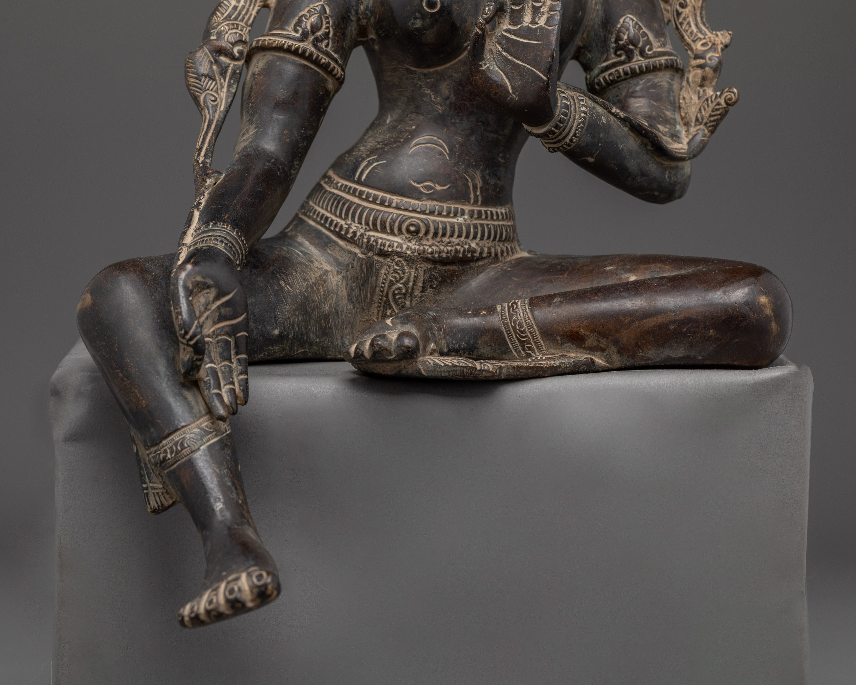 Female Compassion Deity Green Tara | Nepali Handcrafted Tibetan Art